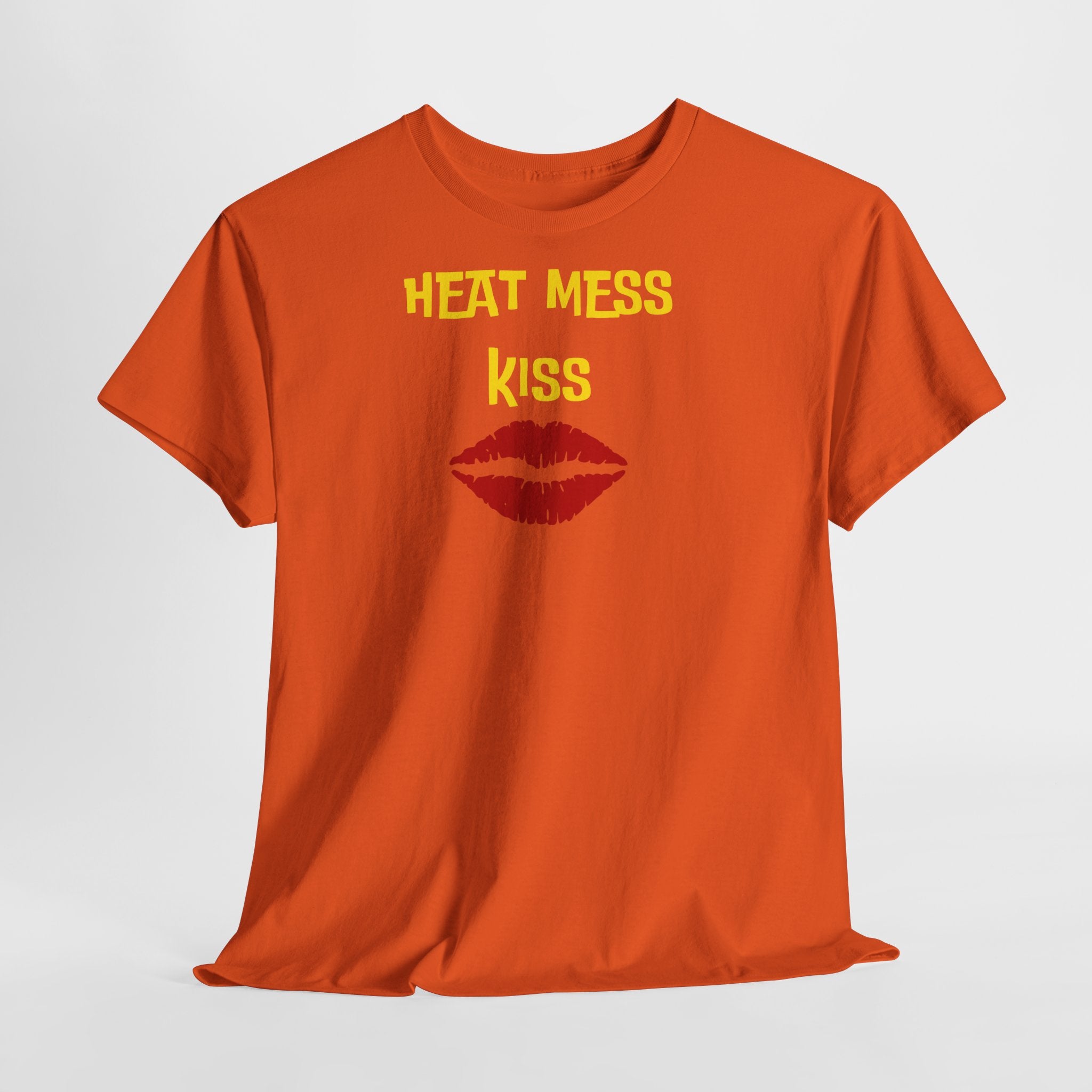 "Heat Mess Kiss" Graphic T-Shirt - Heat Mess