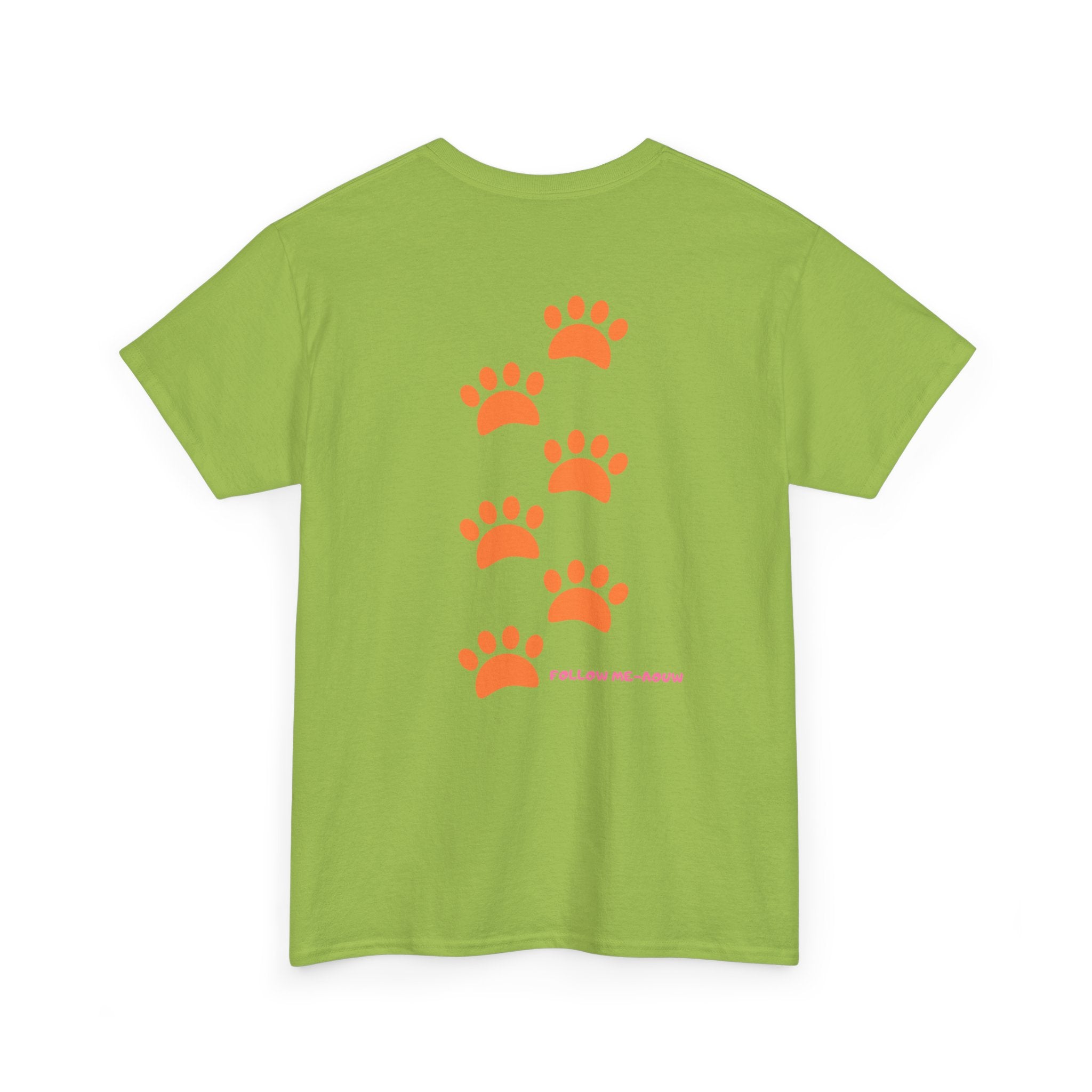 Cat Paw 'Following Me Always' T-Shirt - Heat Mess