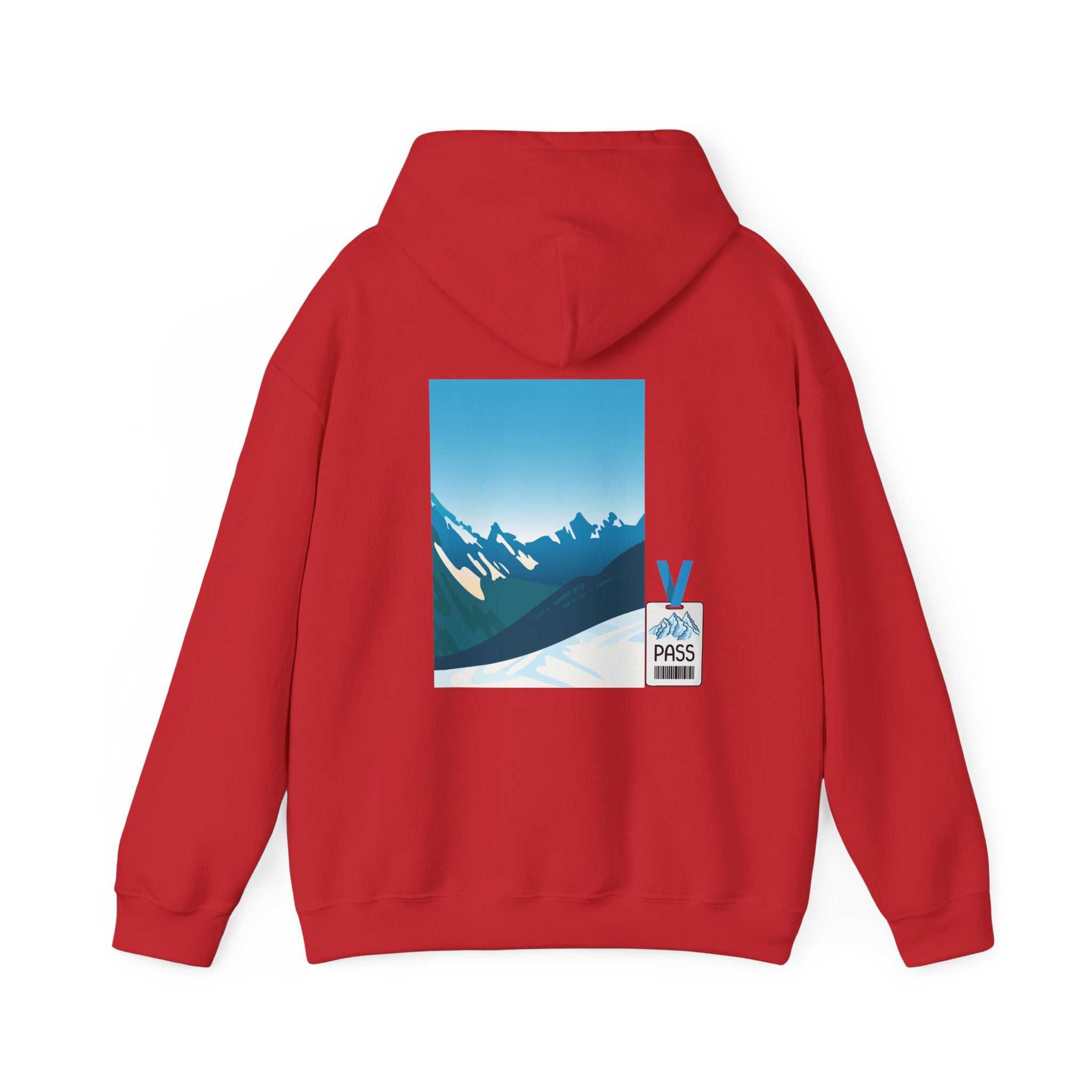 Ski Pass Mountain Hoodie - Heat Mess