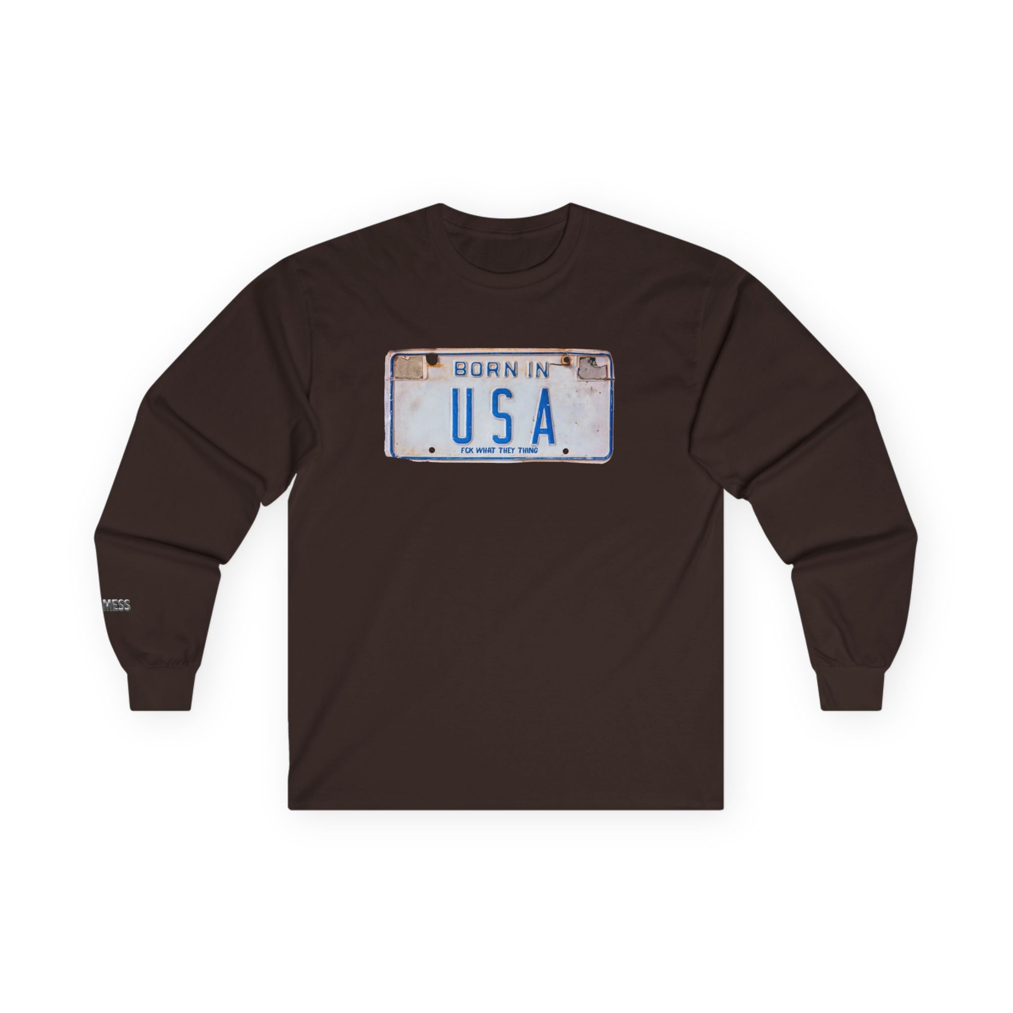 Born in USA Long Sleeve T-Shirt - Heat Mess