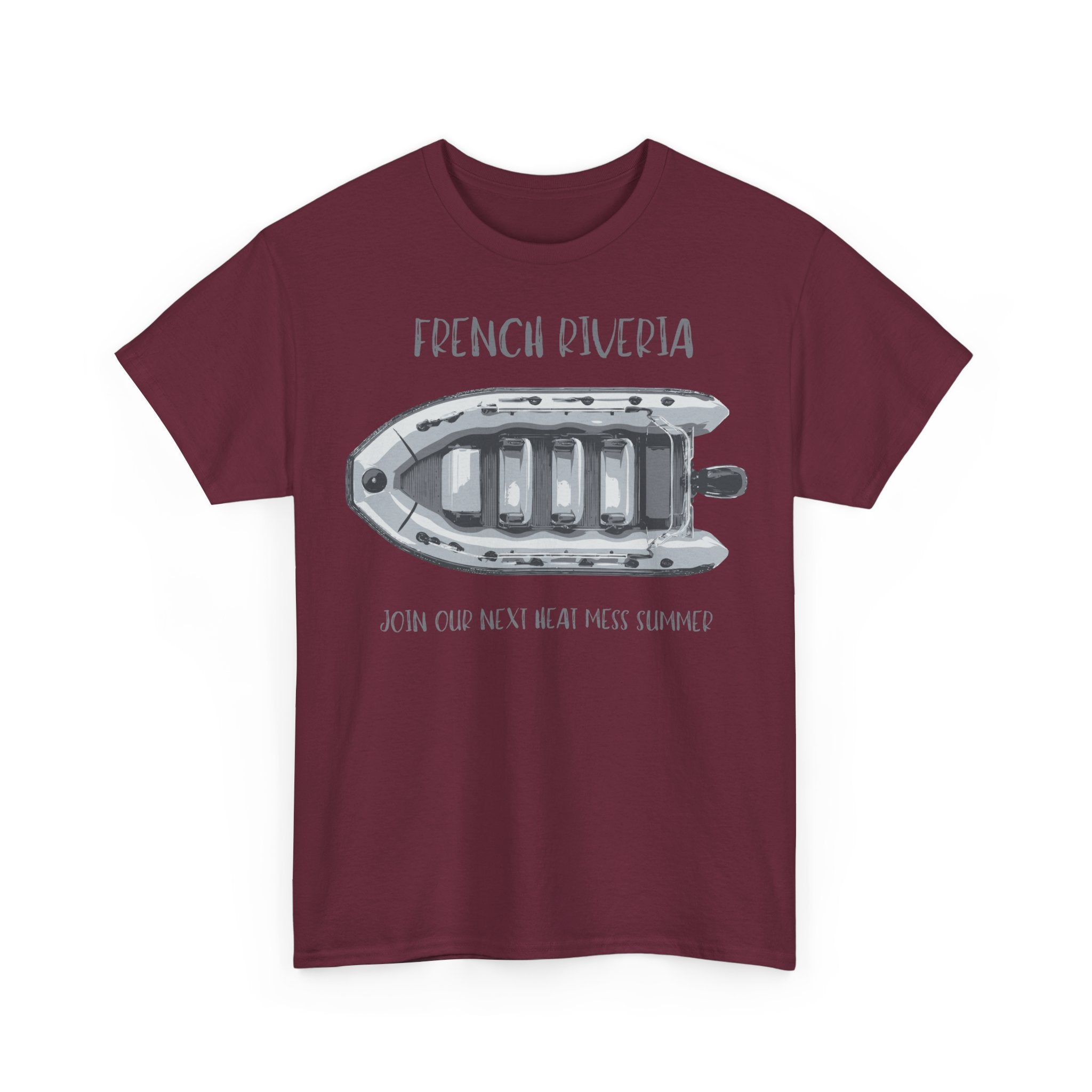 French Riviera Boat T-Shirt - Heat Mess