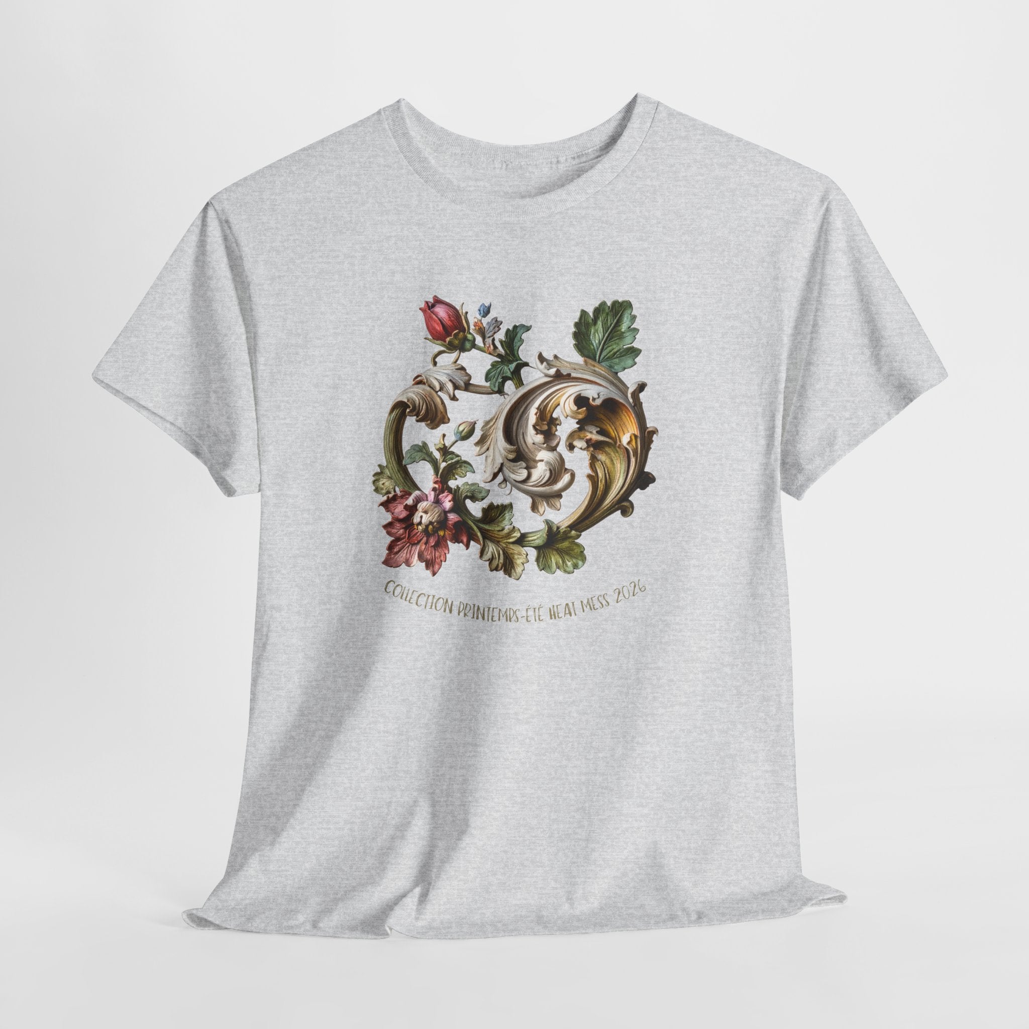 Floral Baroque T-Shirt - Heat Mess