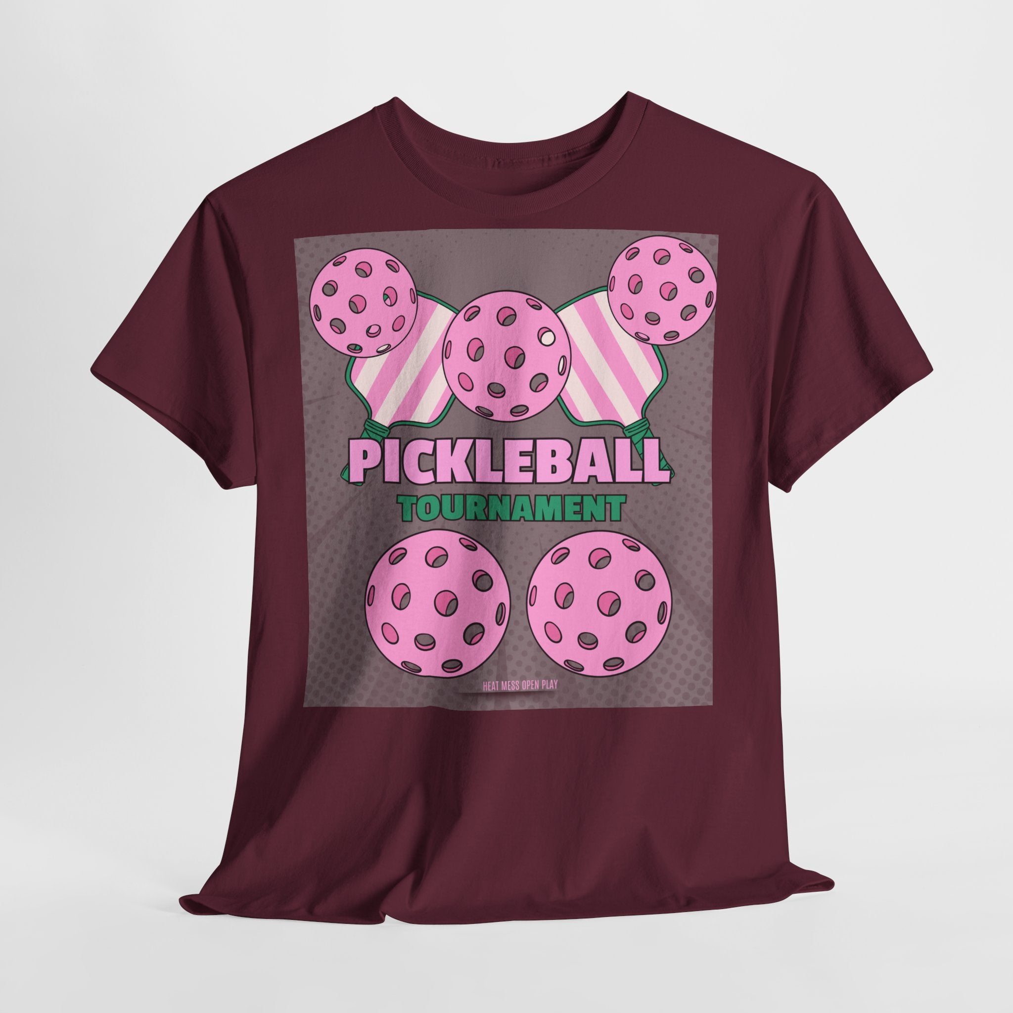 Pickleball Tournament T-Shirt - Heat Mess