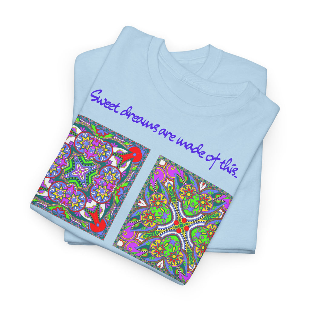 Patchwork "Sweet dreams are made of this" T-Shirt - Heat Mess