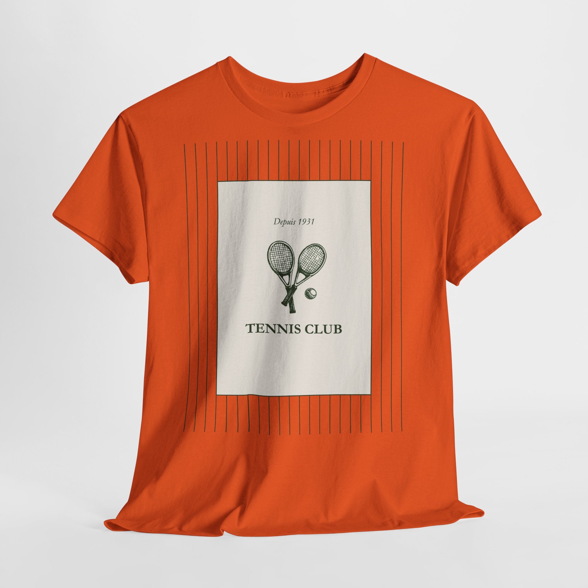 Tennis Club Racket T-Shirt - Heat Mess