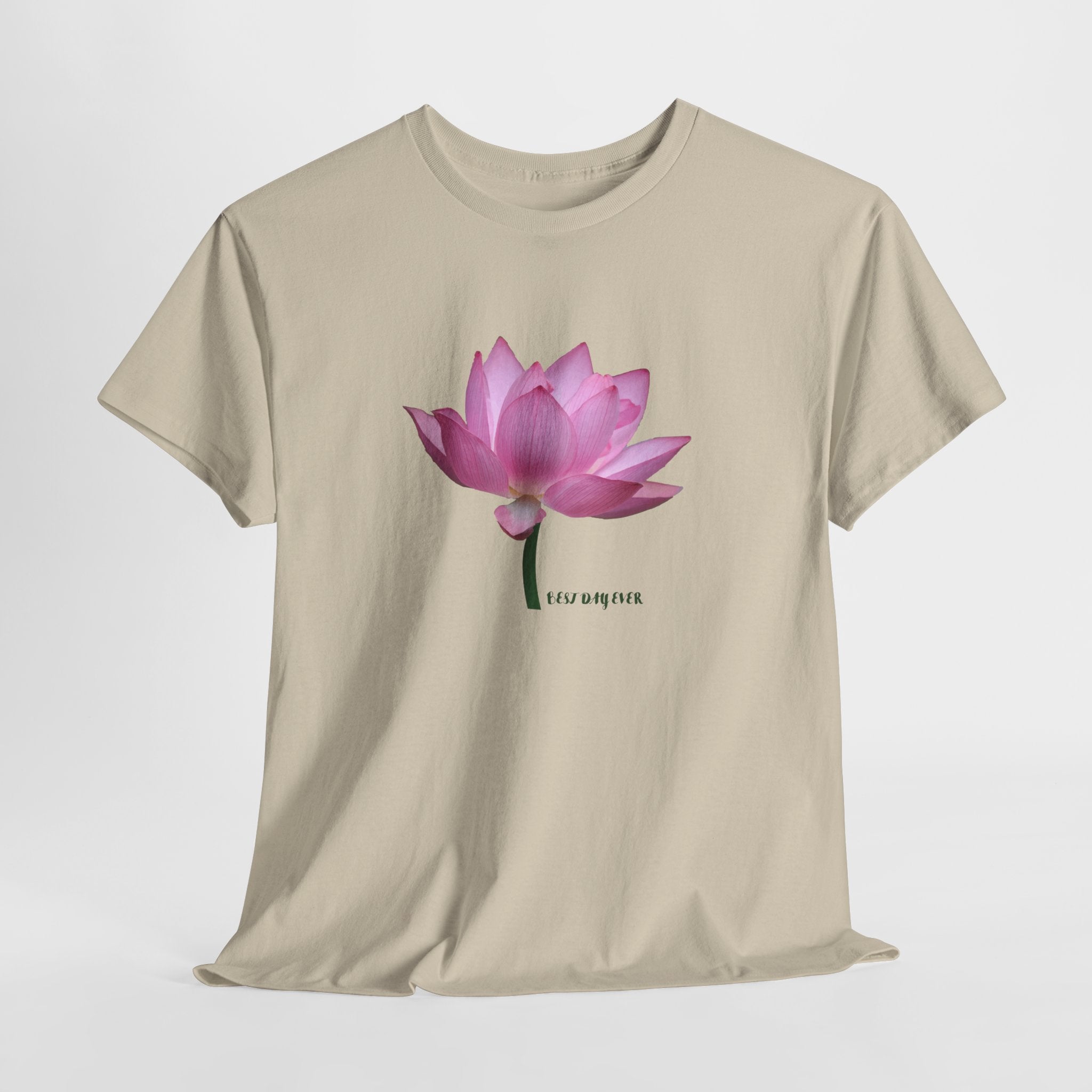 Pink Lotus Floral T-Shirt - Heat Mess
