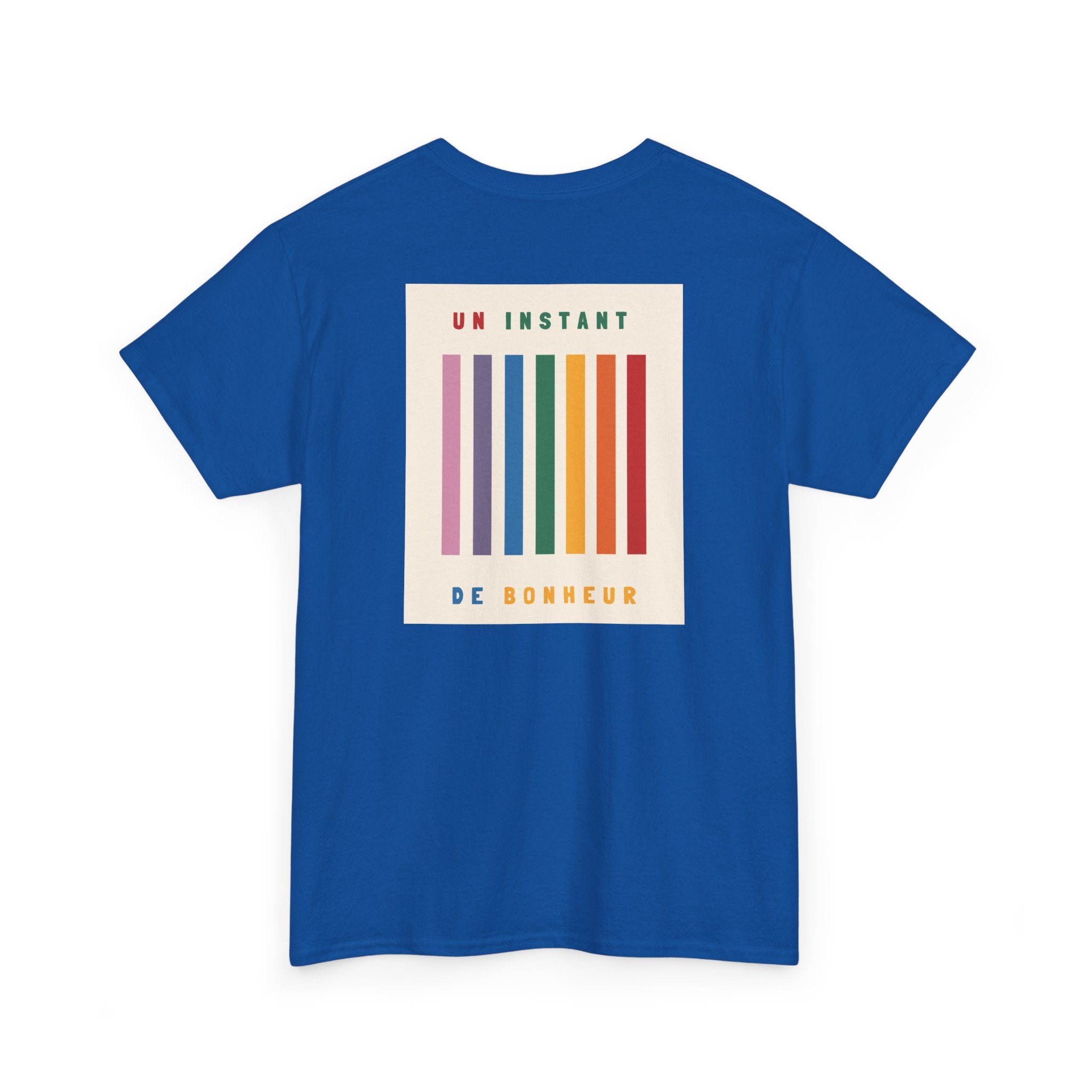 "Un Instant de Bonheur" Back T-Shirt - Heat Mess