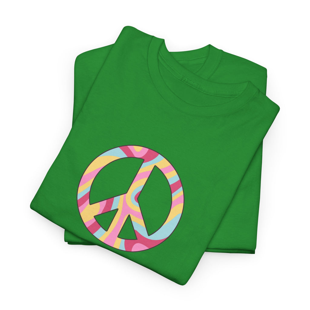 Peace Sign Tie-Dye T-Shirt - Heat Mess