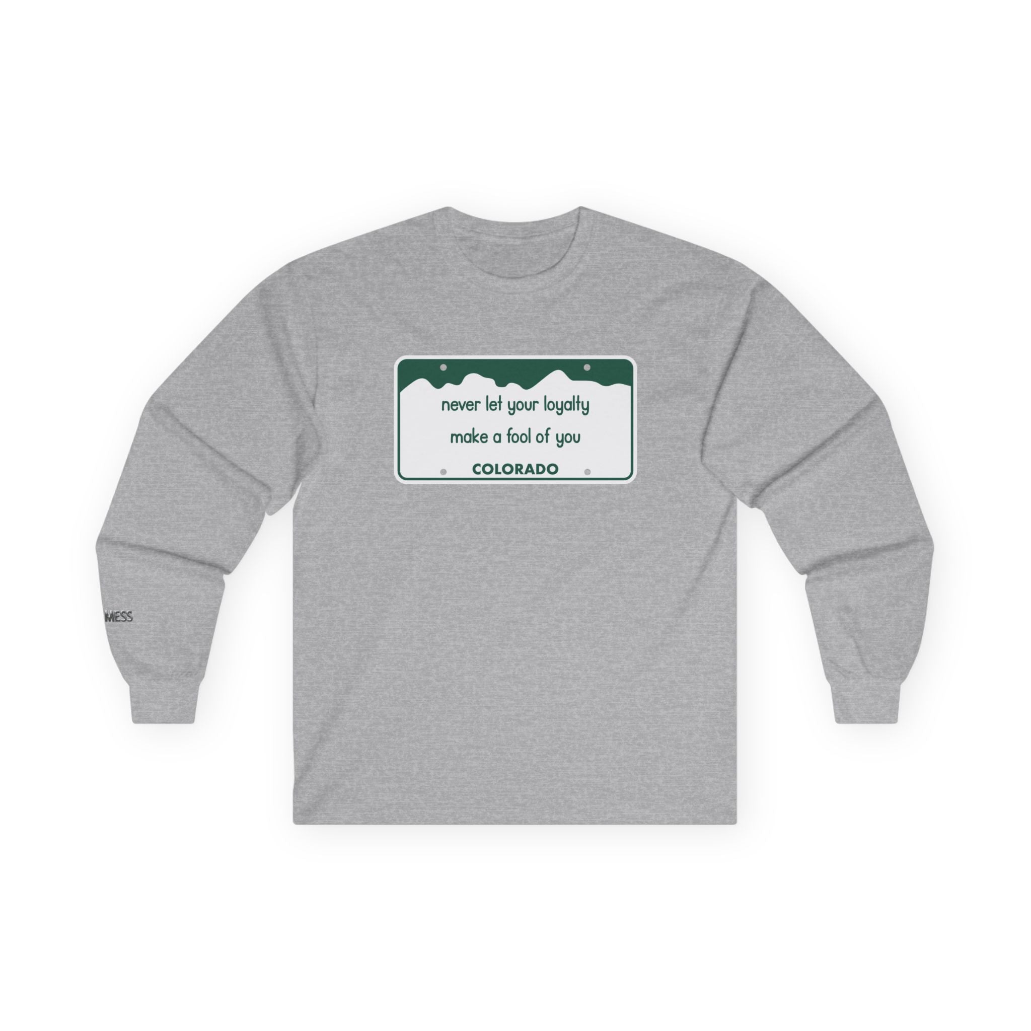 Colorado License Plate Long Sleeve T-Shirt - Heat Mess