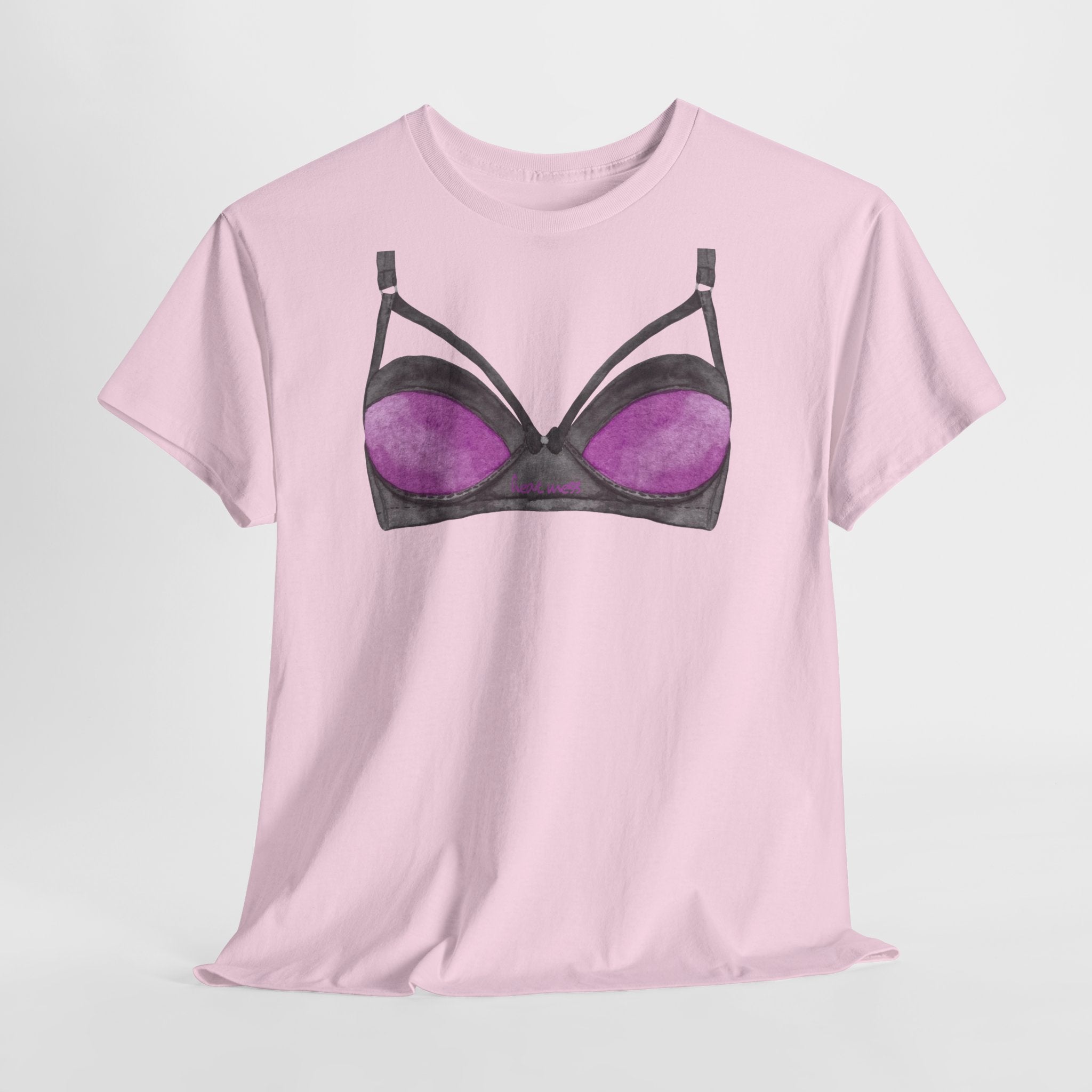 Bra Illustration T‑Shirt - Heat Mess