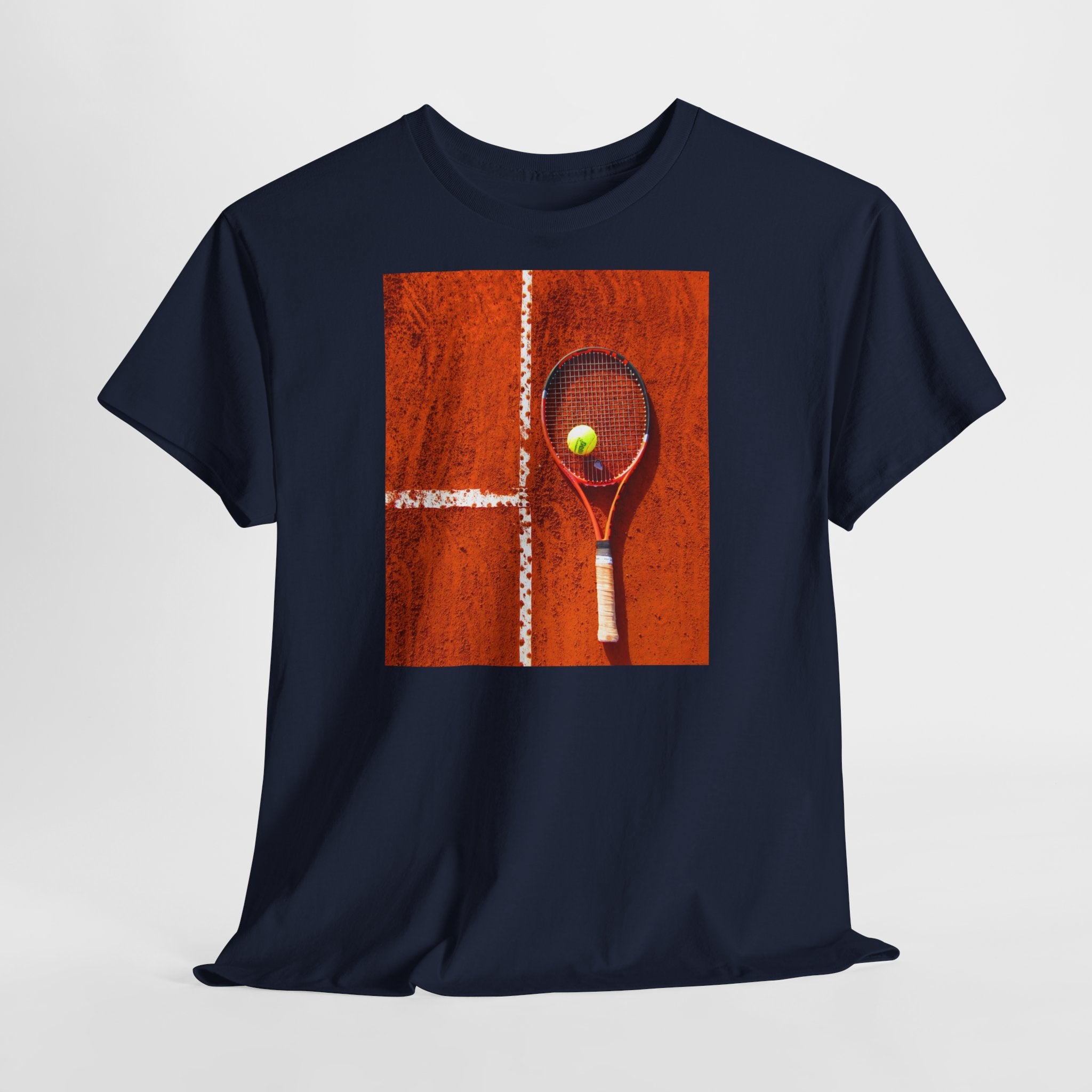 Tennis Racket & Ball T‑Shirt - Heat Mess