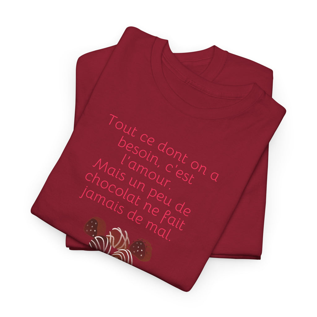 French Chocolate Quote Tee - Heat Mess
