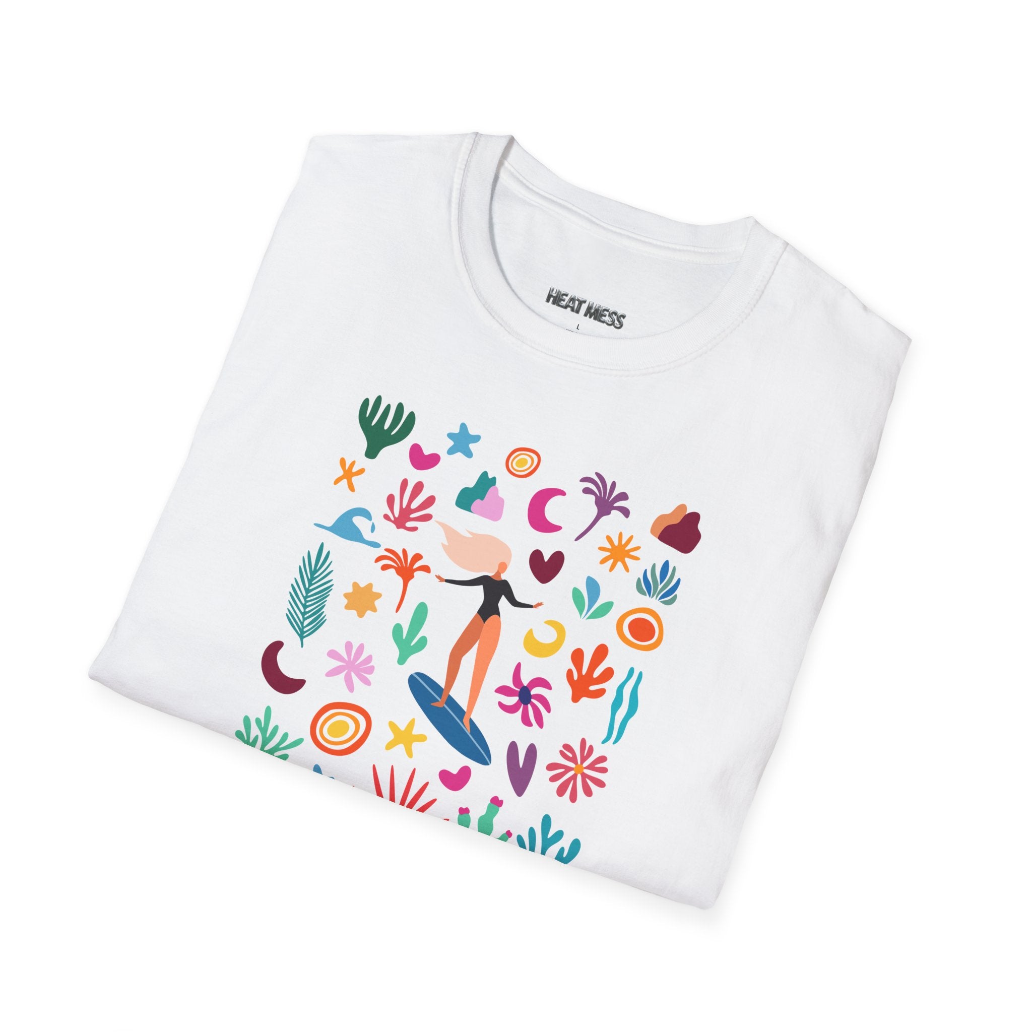 Tropical Surf Graphic Tee - Heat Mess