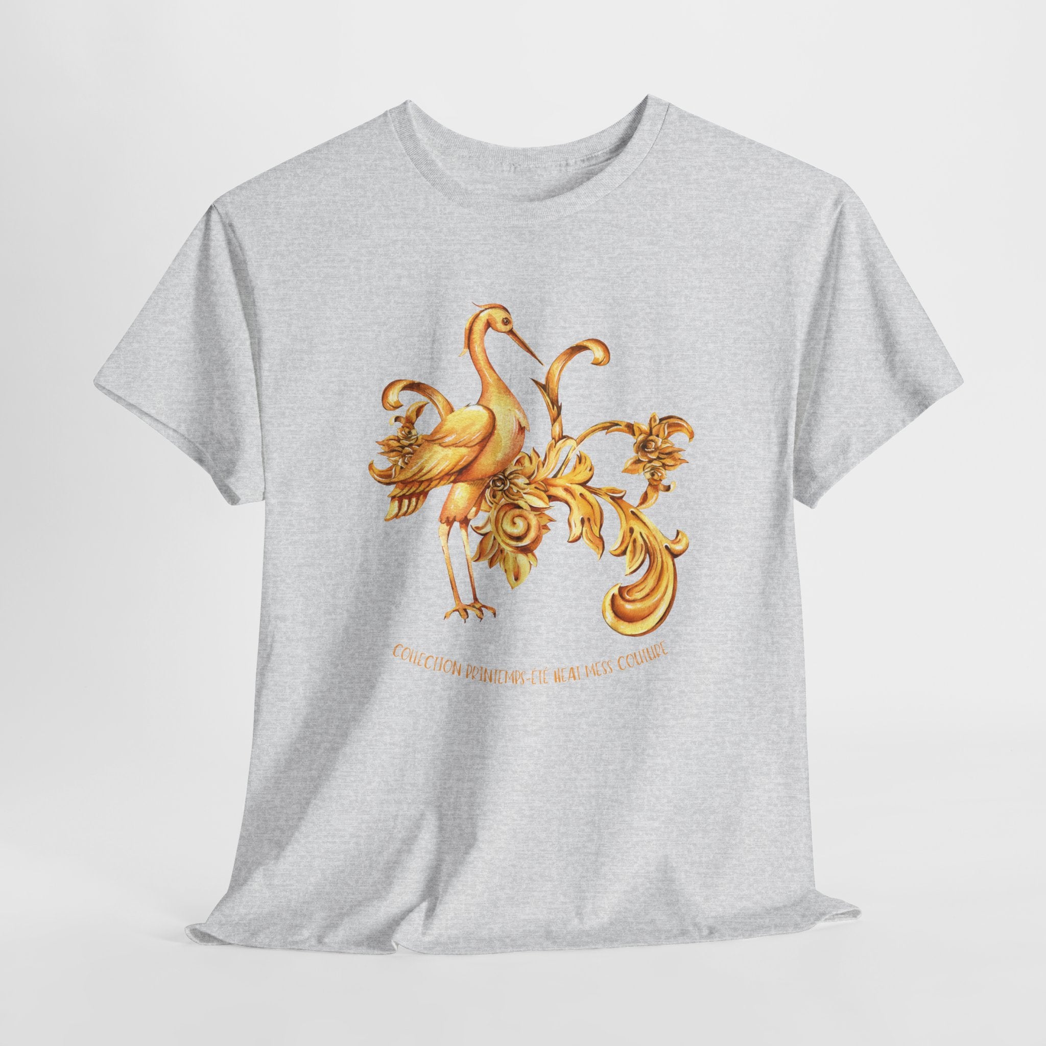 Floral Golden T'Shirt - Heat Mess