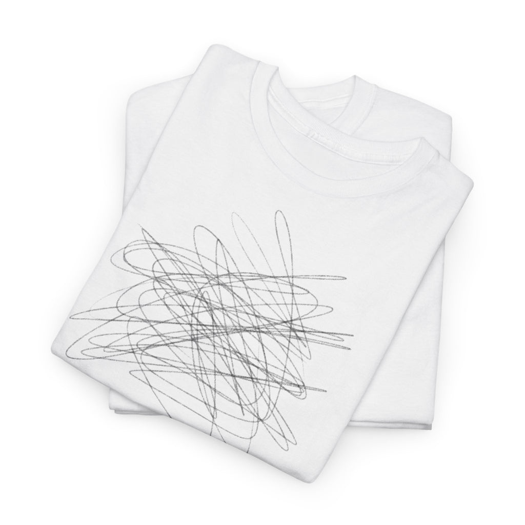 Abstract Scribble T‑Shirt - Heat Mess