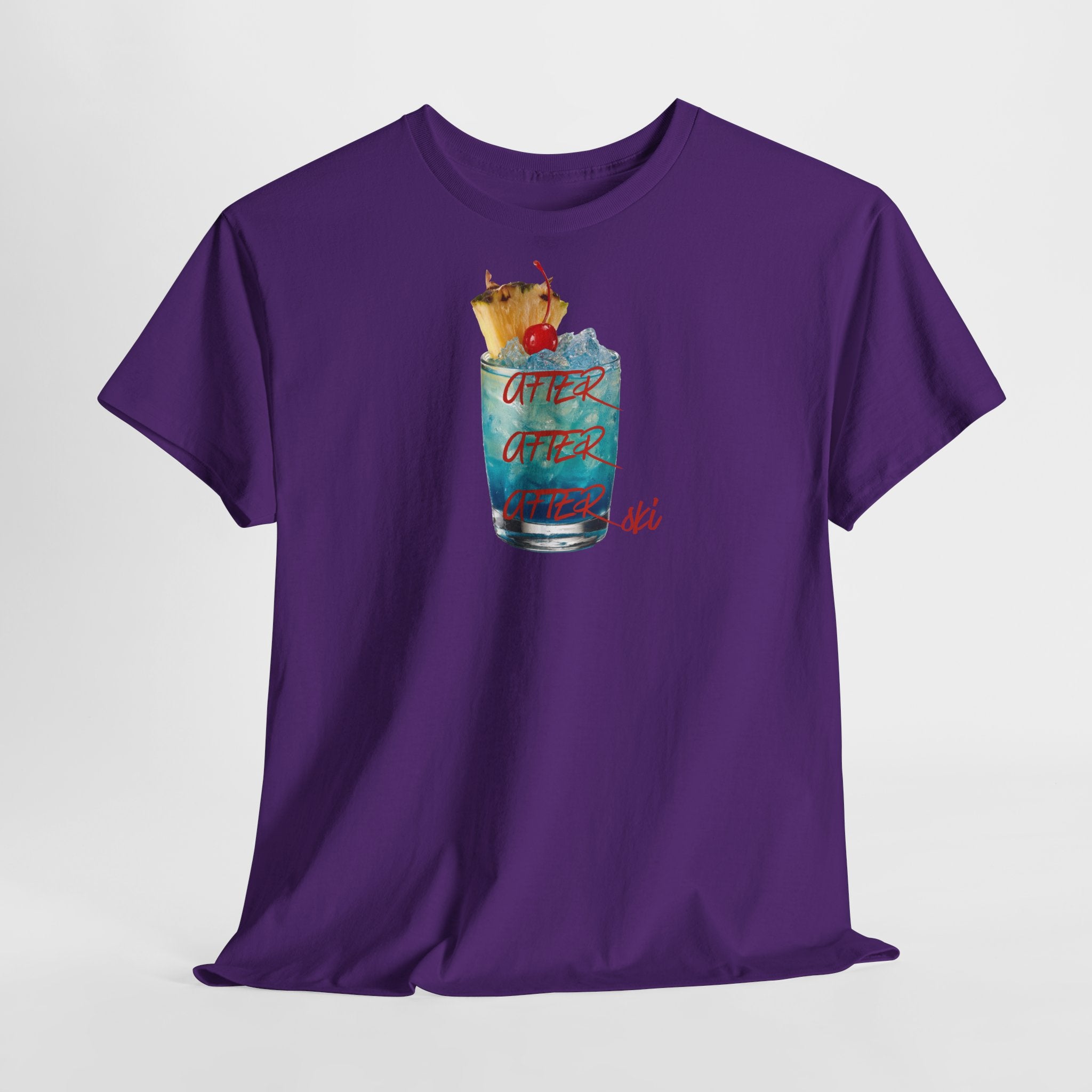 Cocktail Glass After Ski T-Shirt - Heat Mess