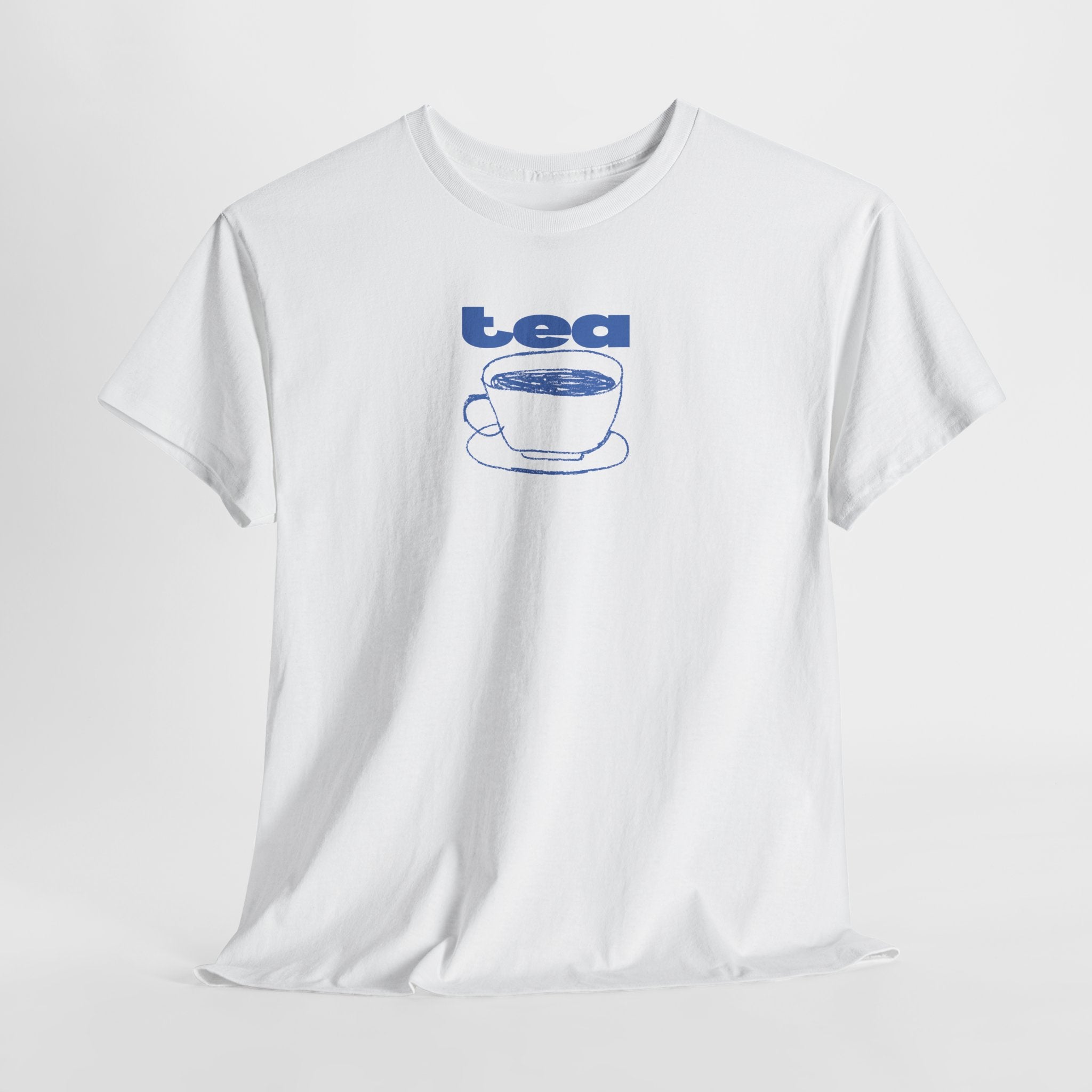 Blue Tea Cup T-Shirt - Heat Mess