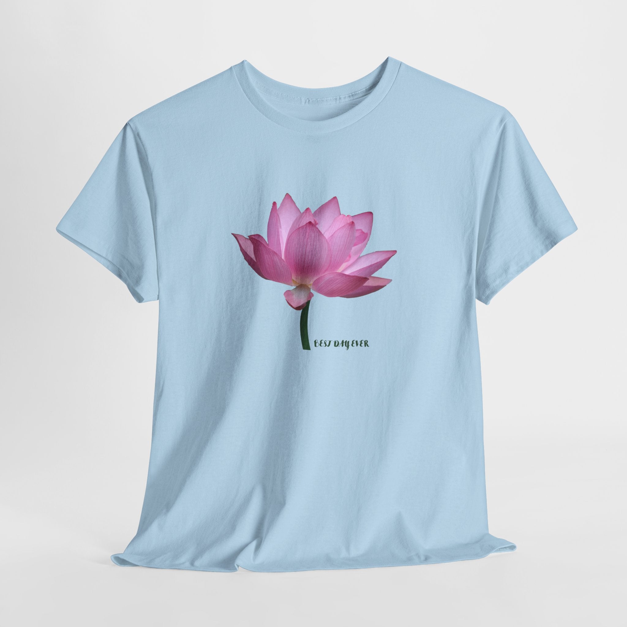 Pink Lotus Floral T-Shirt - Heat Mess