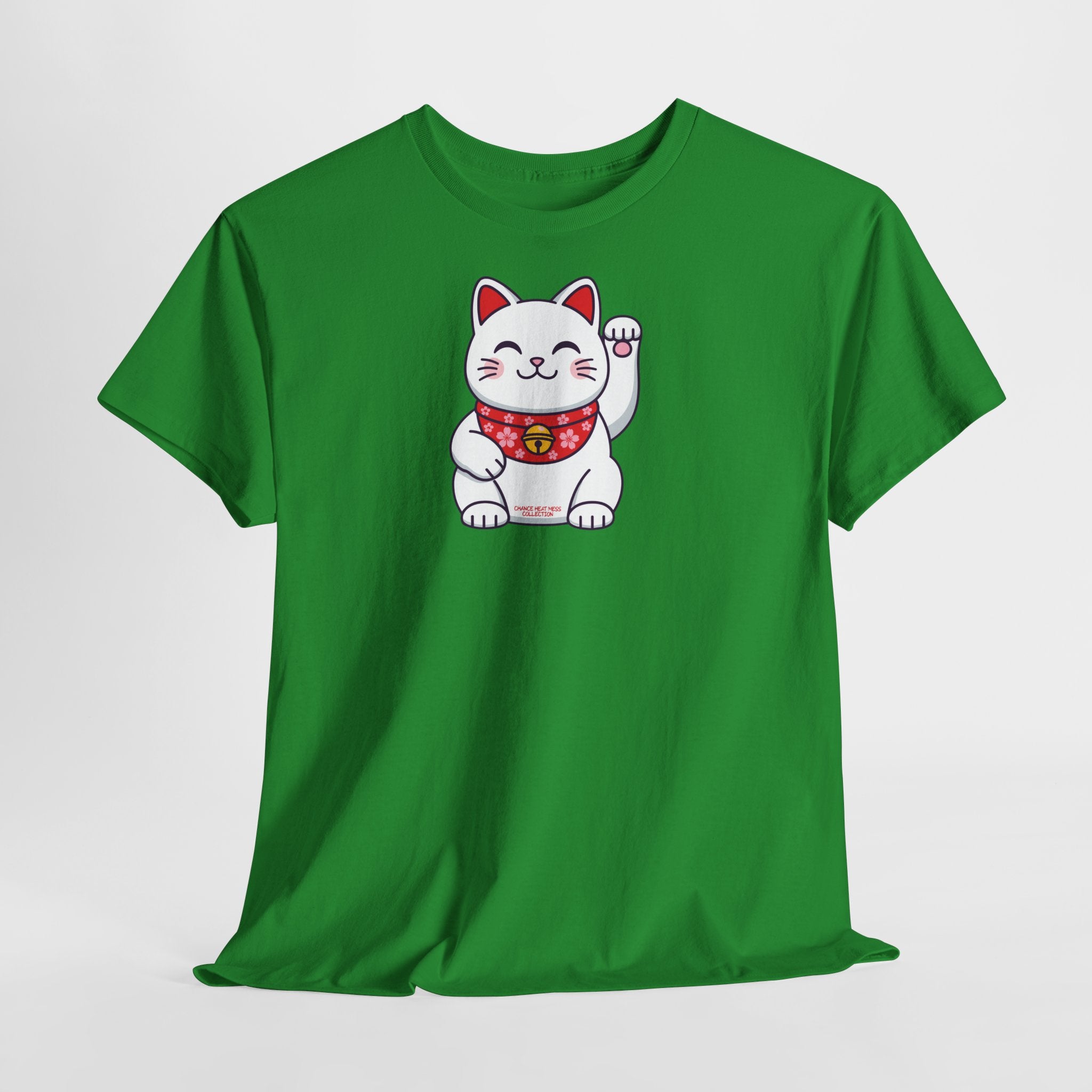 Japanese Good Luck Cat T-Shirt - Heat Mess