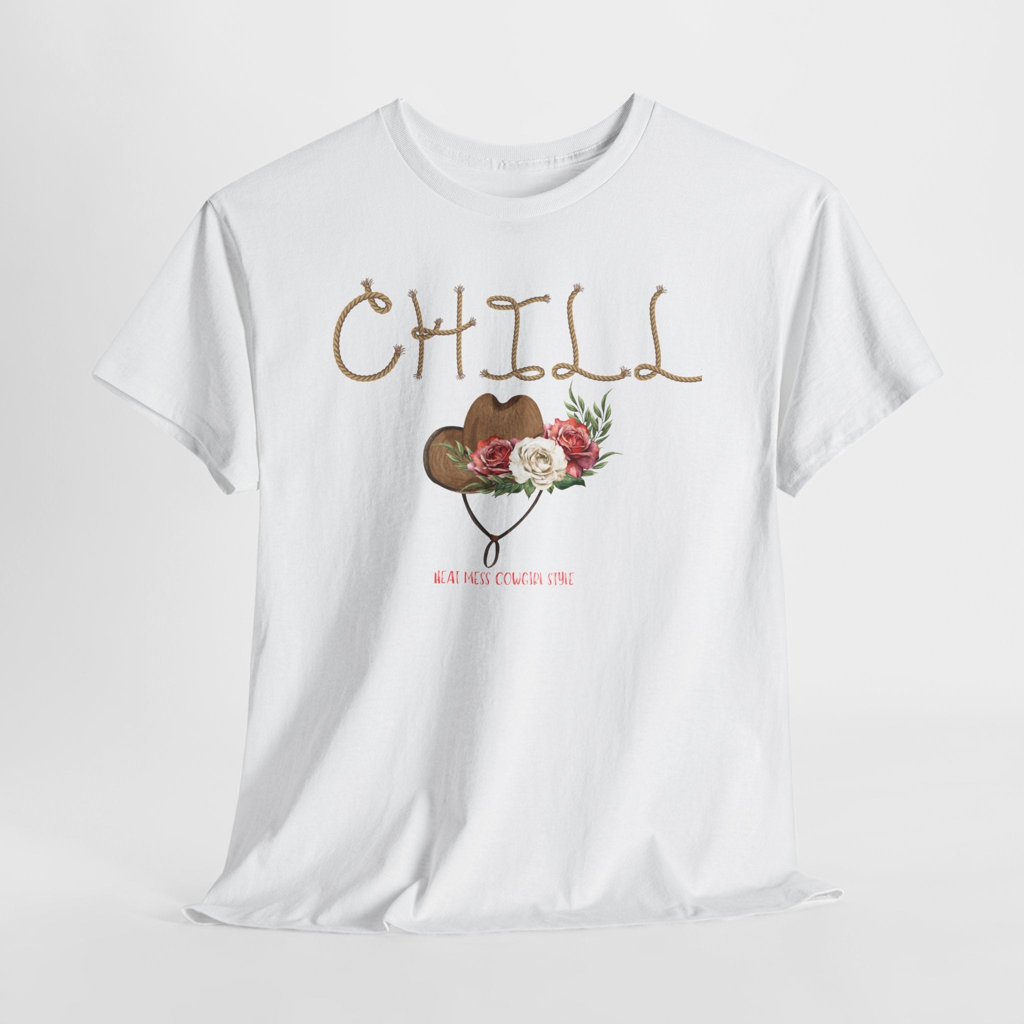 CHILL Floral Western T-Shirt - Heat Mess