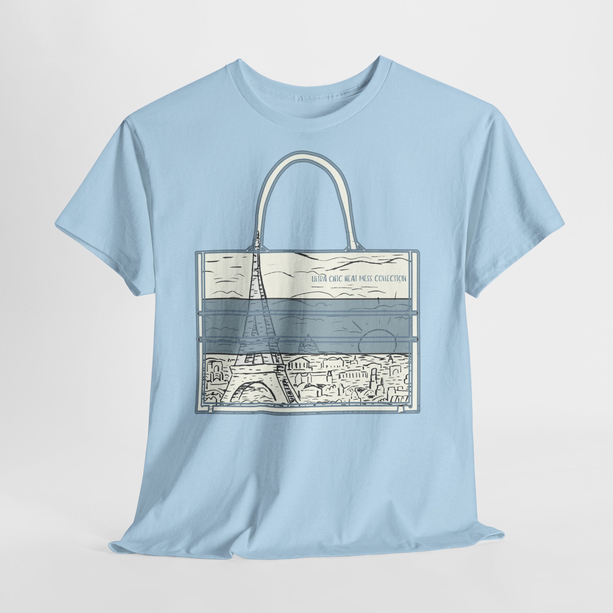 Paris Tote Eiffel Bag T-Shirt - Heat Mess