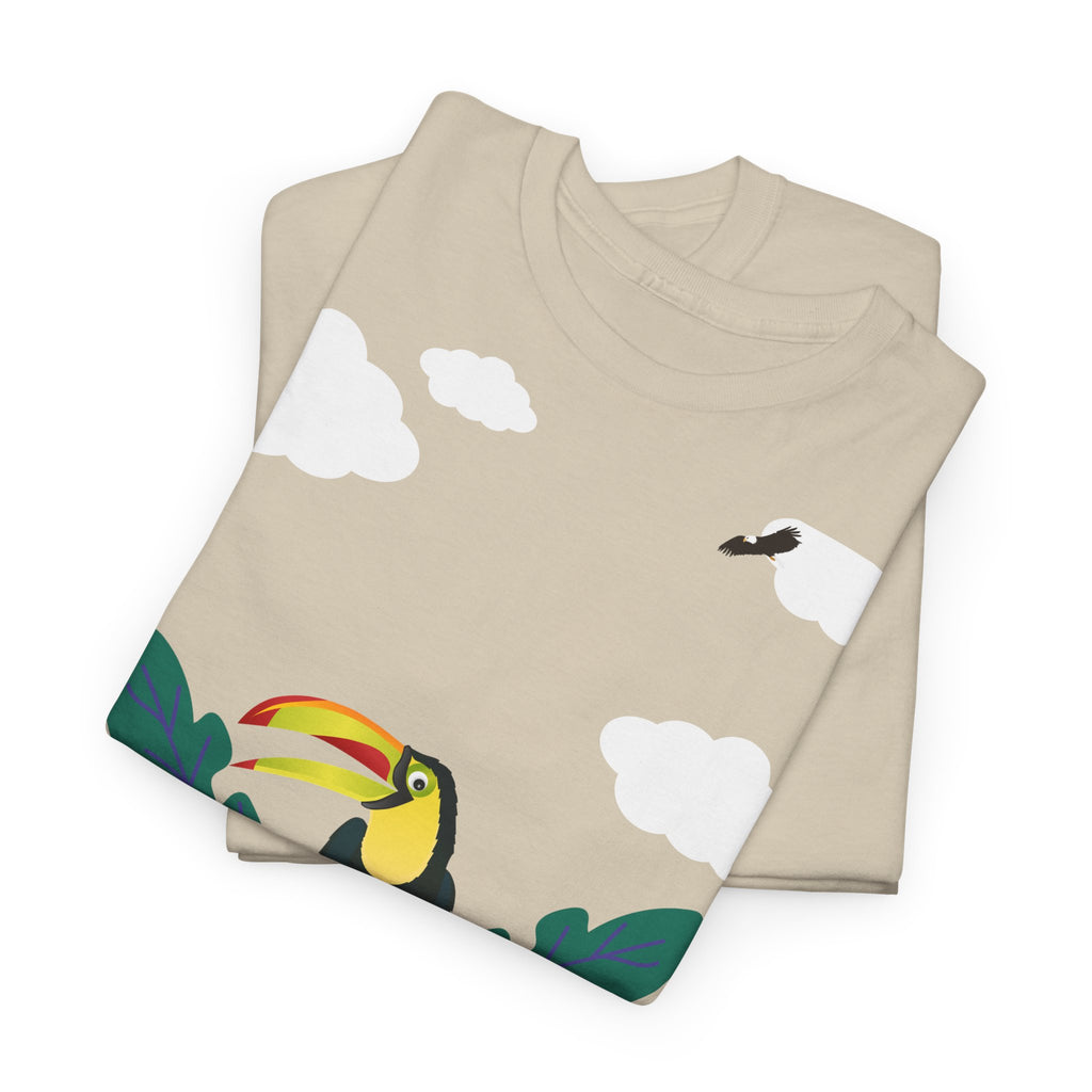 Toucan Tropical Jungle T-Shirt - Heat Mess