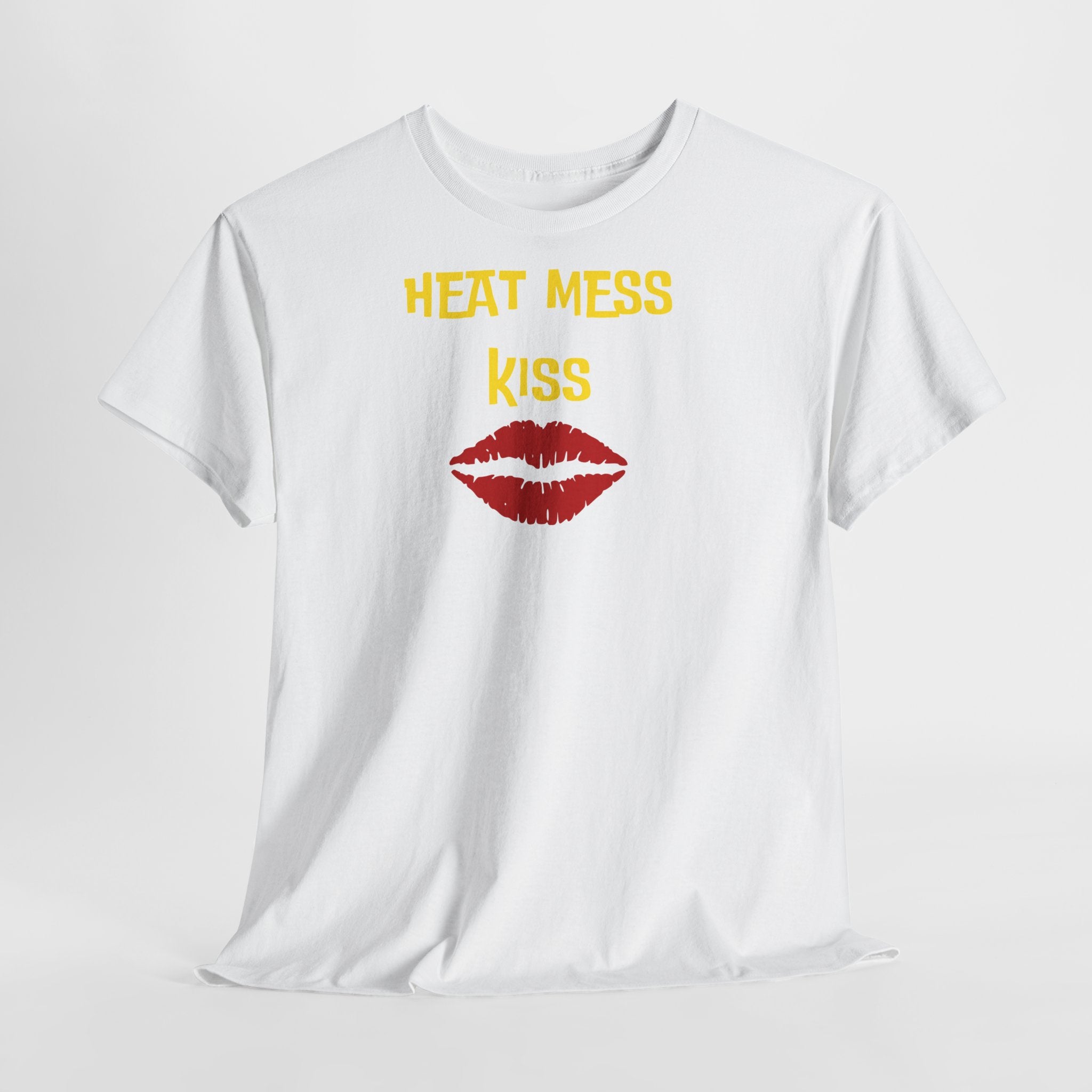 "Heat Mess Kiss" Graphic T-Shirt - Heat Mess