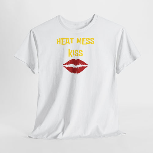 "Heat Mess Kiss" Graphic T-Shirt - Heat Mess