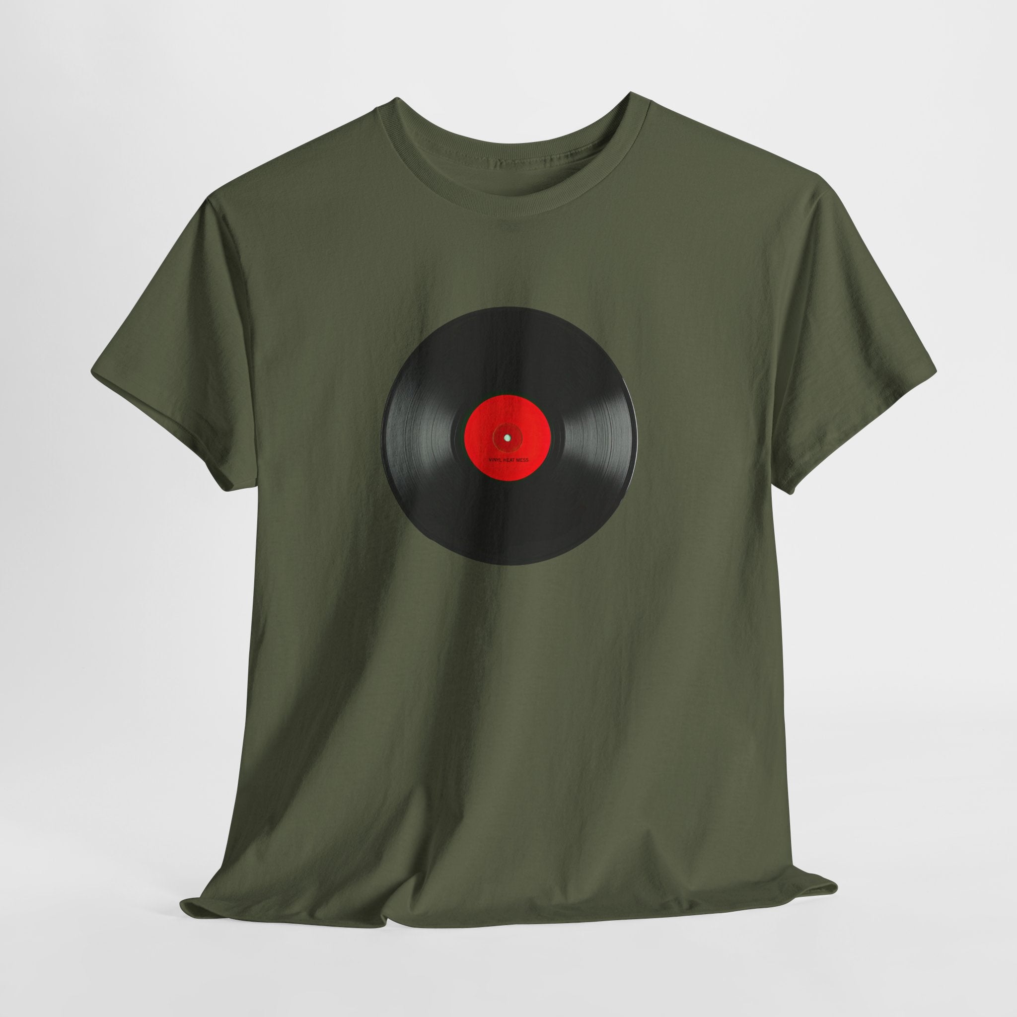 Vinyl Record T- Shirt - Heat Mess