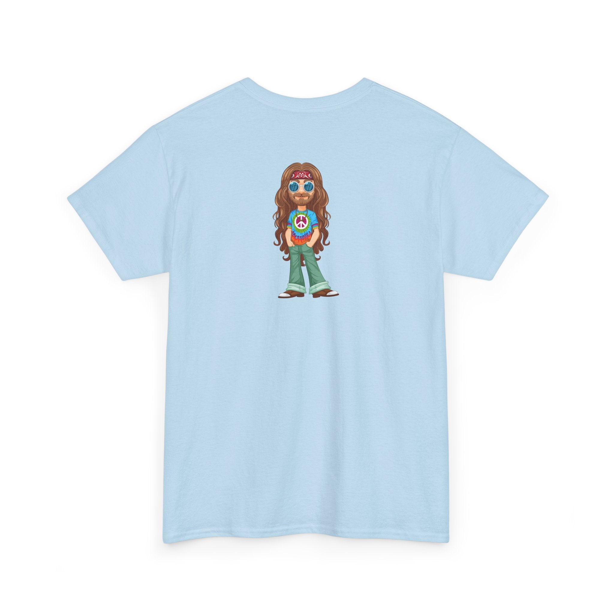 Tie-Dye Hippie Character T-Shirt - Heat Mess