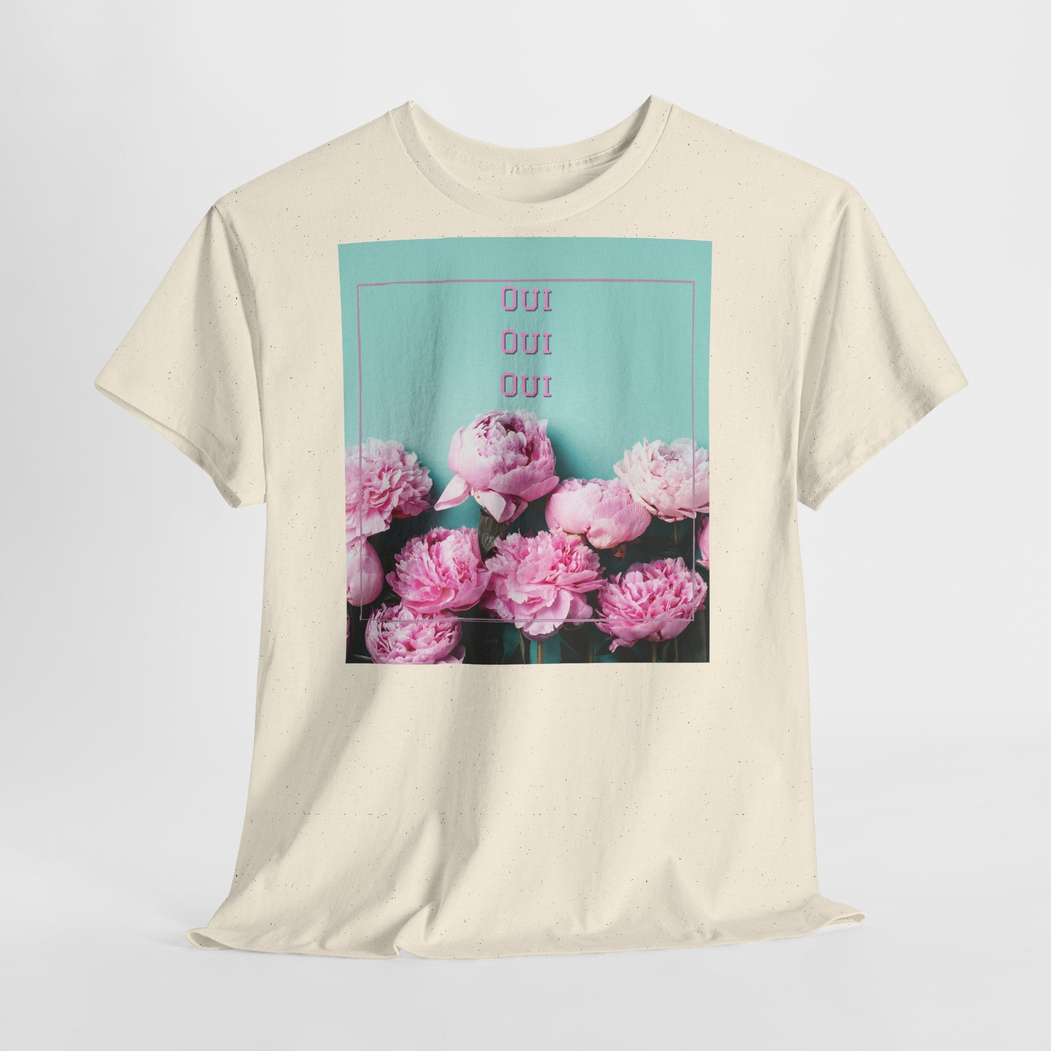 Floral 'Oui Oui' T-Shirt