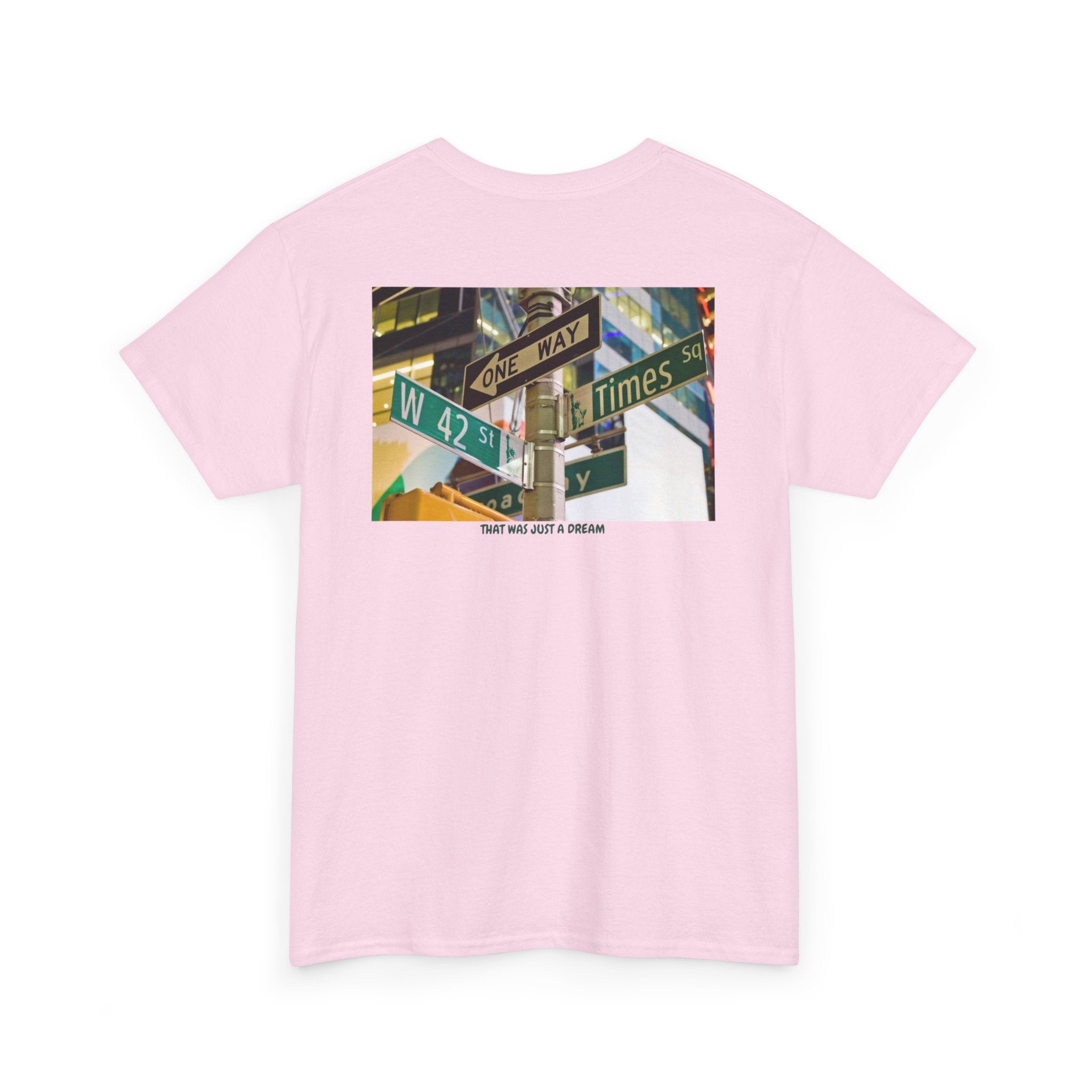 New York Times Square Street Sign T-Shirt - Heat Mess