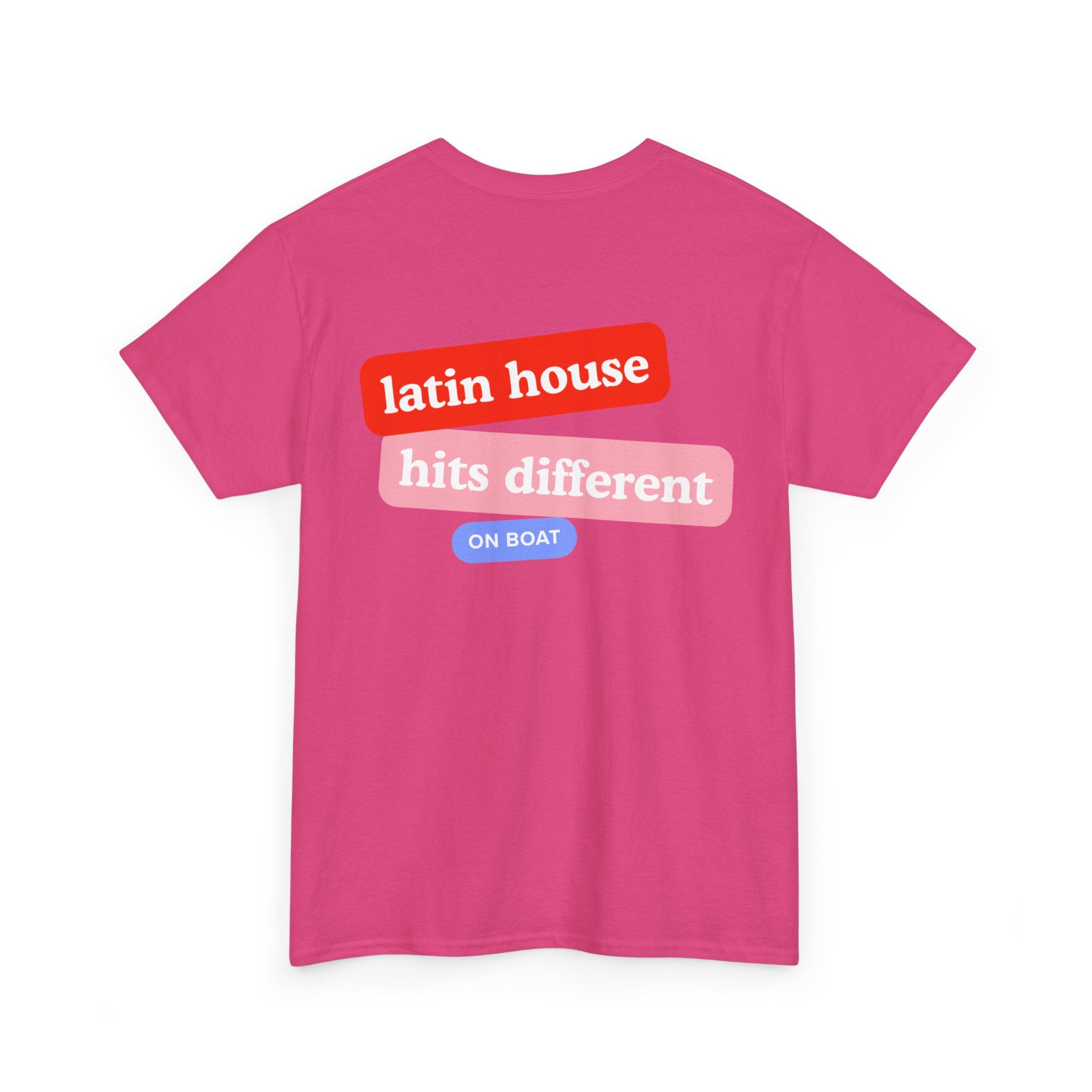 Latin House On Boat T-Shirt - Heat Mess