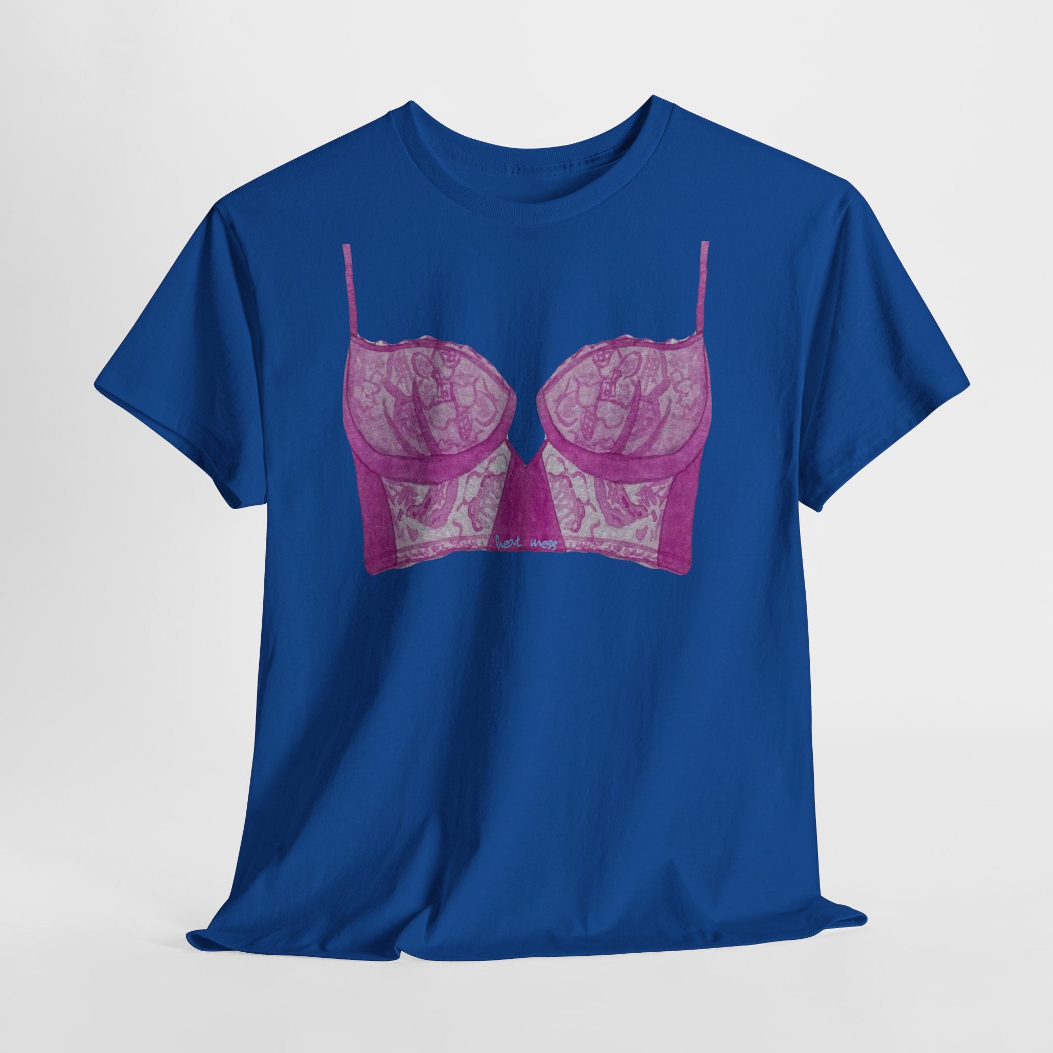 Lace Bralette T-Shirt - Heat Mess