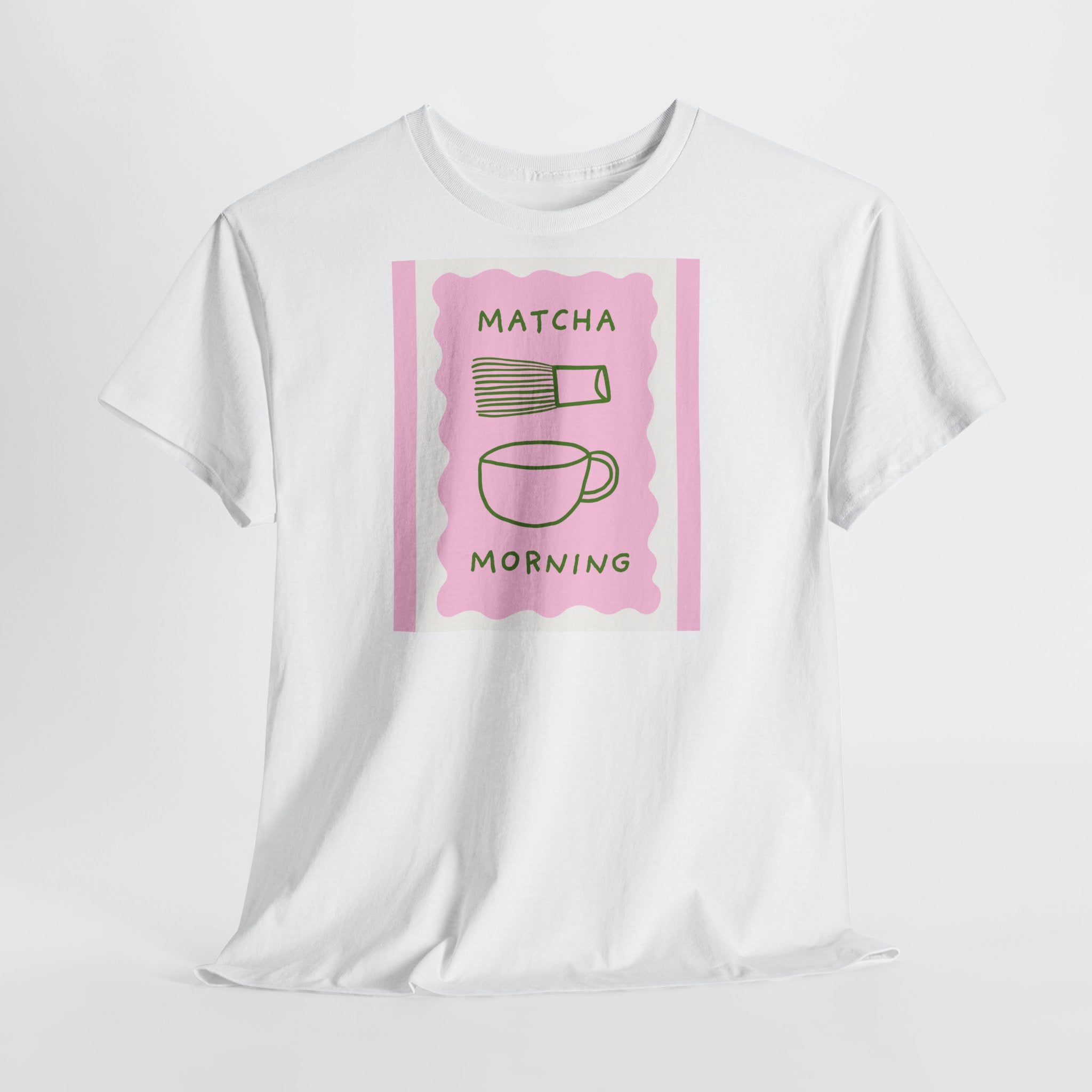 Smart Matcha Morning T-Shirt - Heat Mess