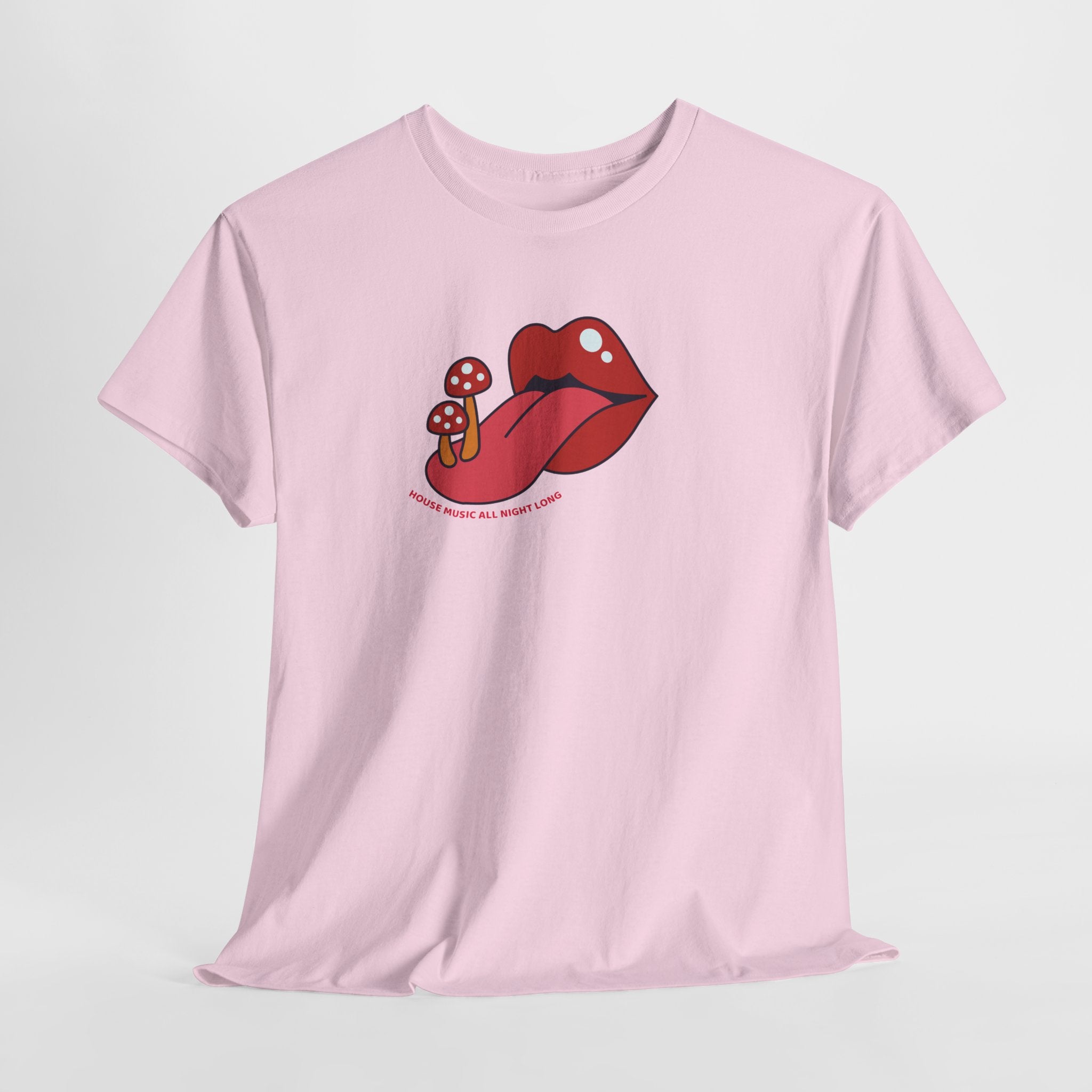 Red Lips & Mushroom Tongue T-Shirt