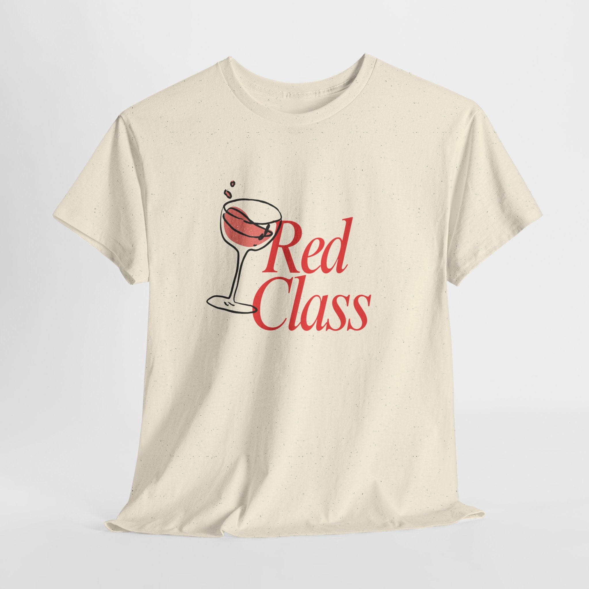 Red Class Wine Tee - Heat Mess