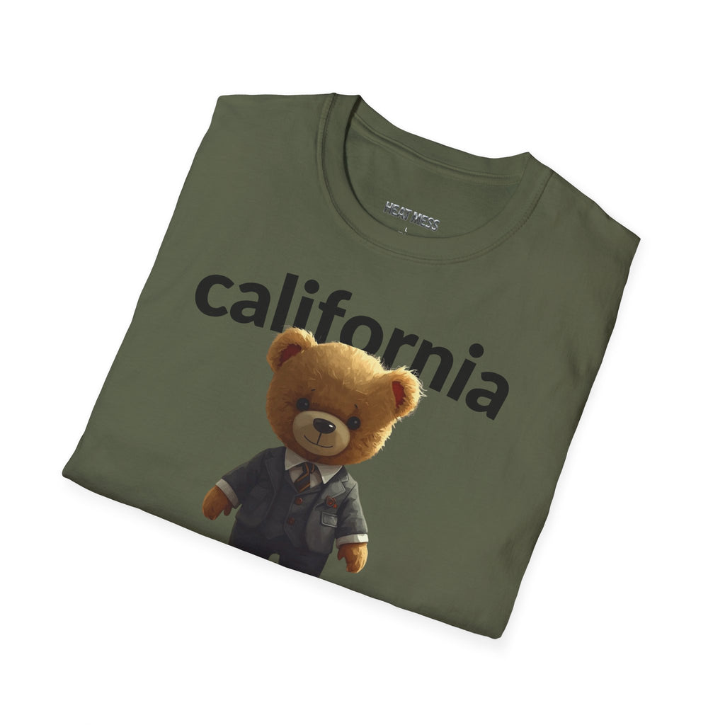 California Teddy Bear T‑Shirt - Heat Mess