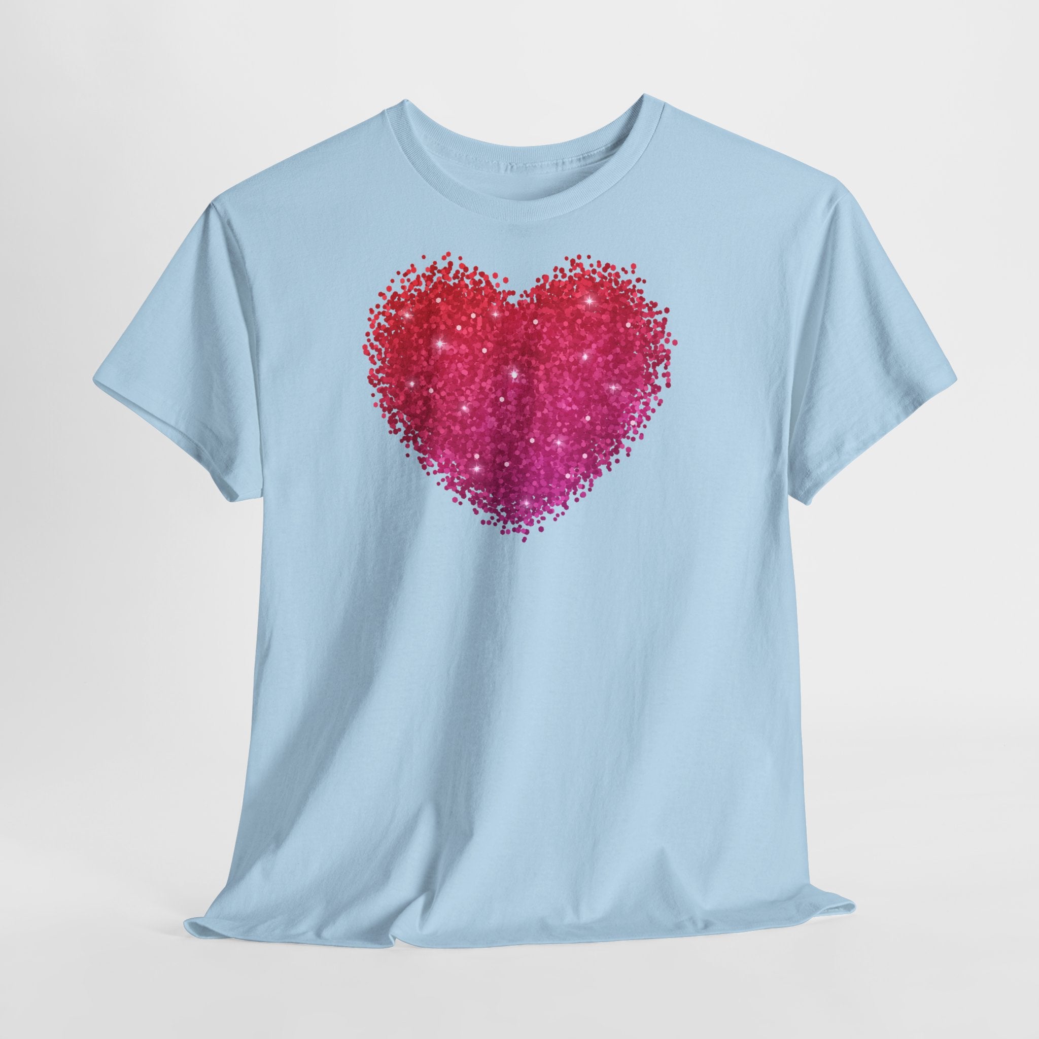 Love Sparkling Heart T‑Shirt - Heat Mess