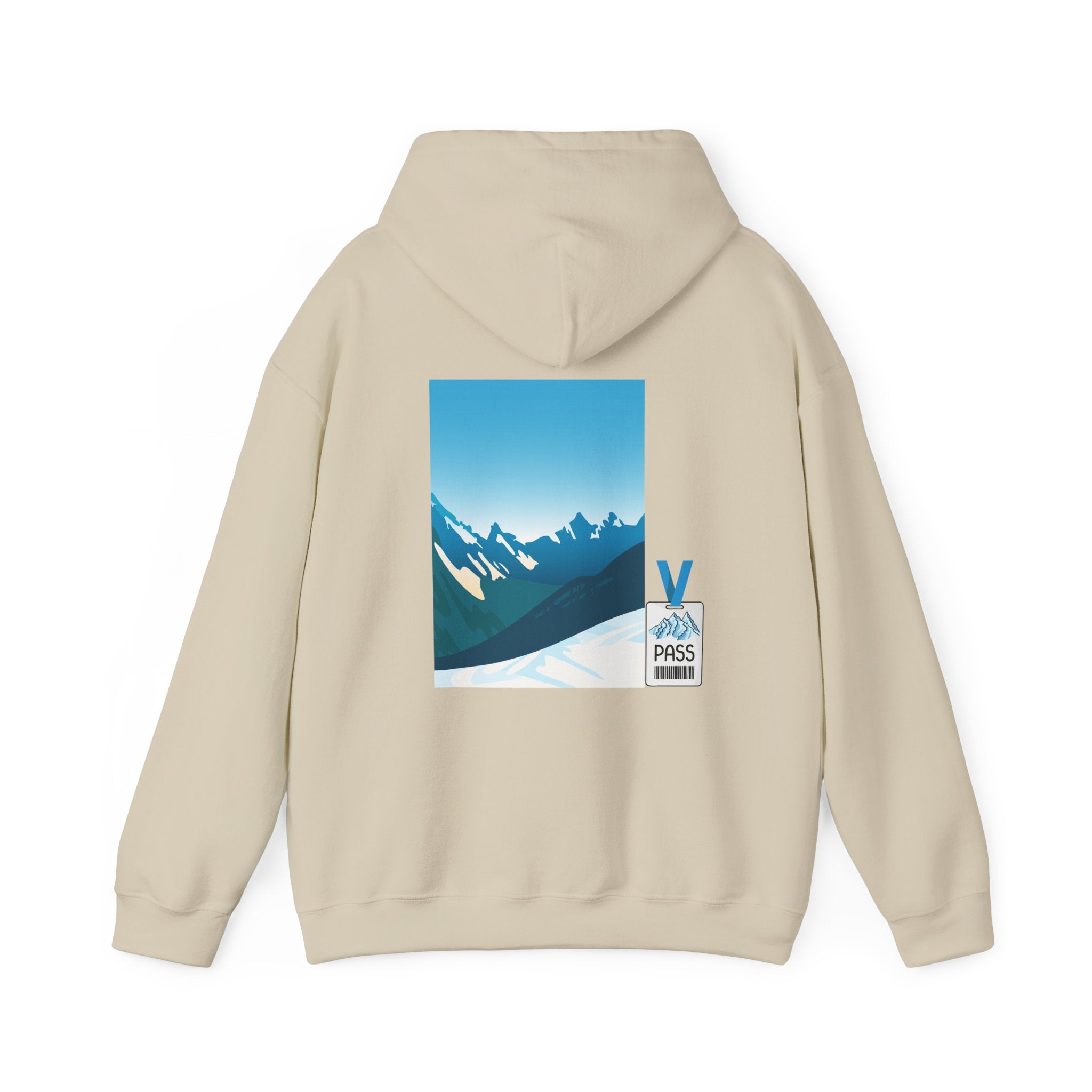 Ski Pass Mountain Hoodie - Heat Mess