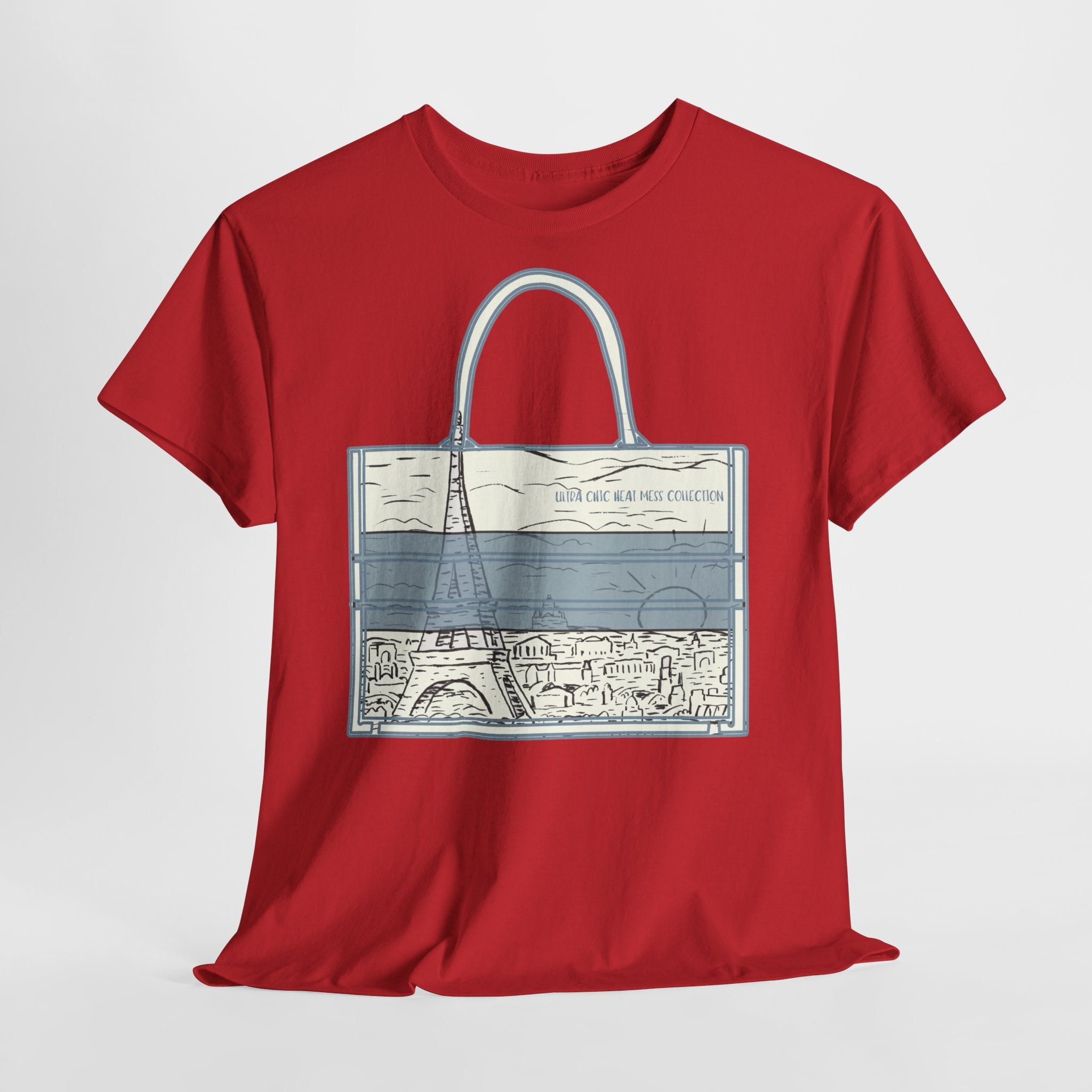 Paris Tote Eiffel Bag T-Shirt - Heat Mess