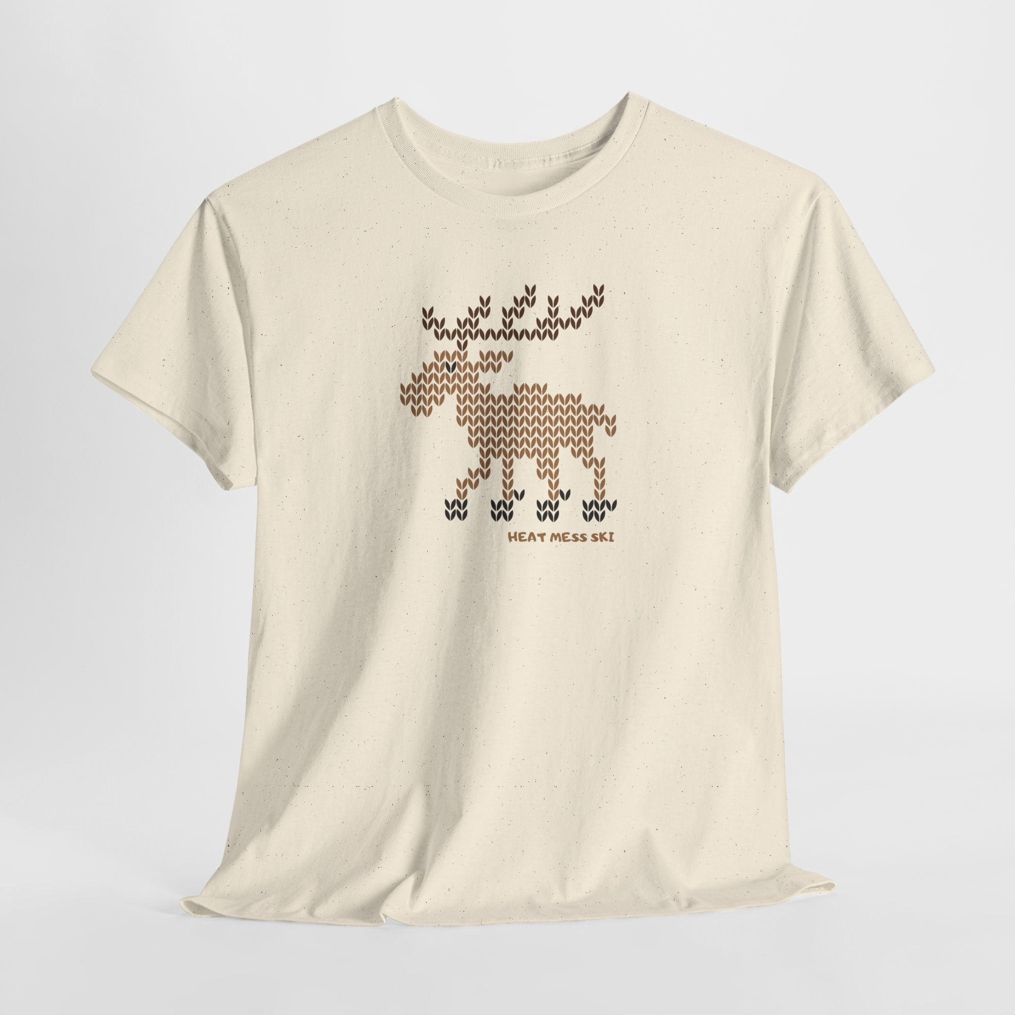 Reindeer Ski T-Shirt - Heat Mess