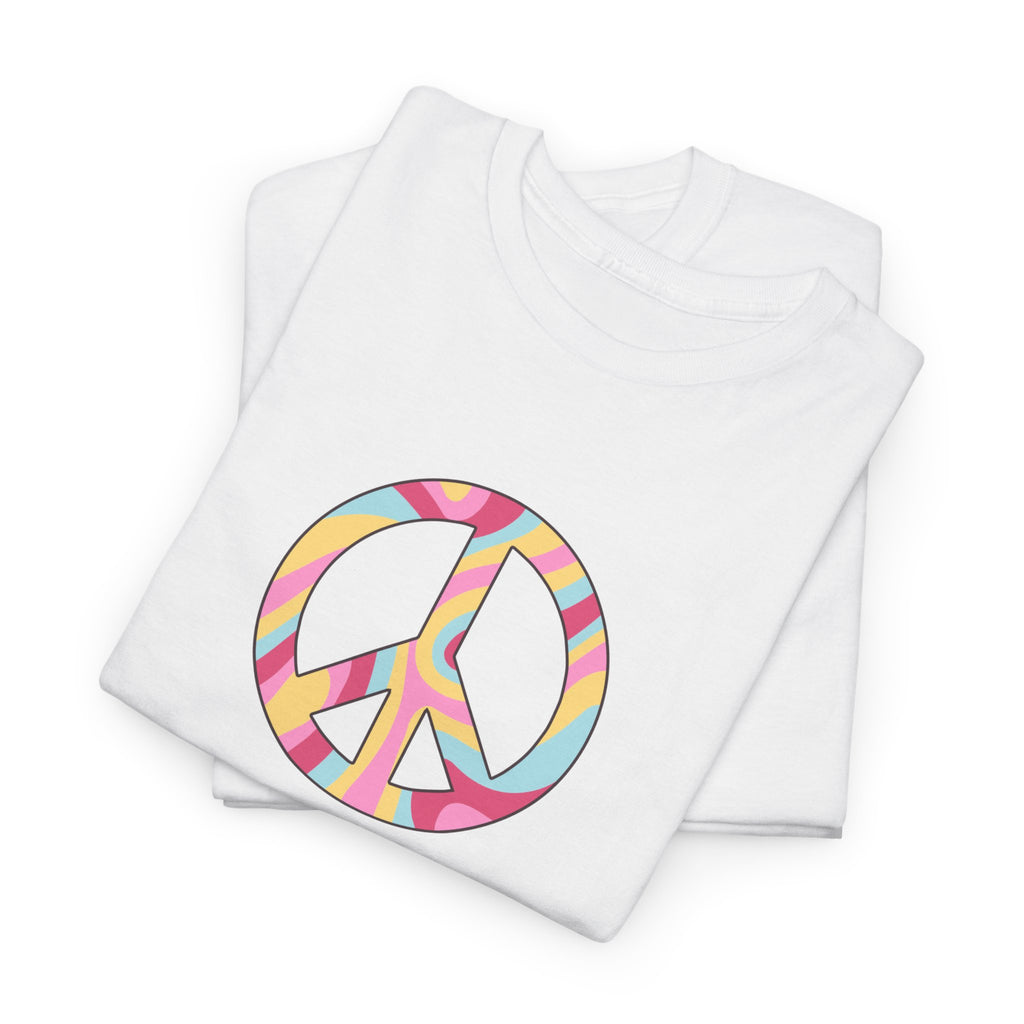 Peace Sign Tie-Dye T-Shirt - Heat Mess