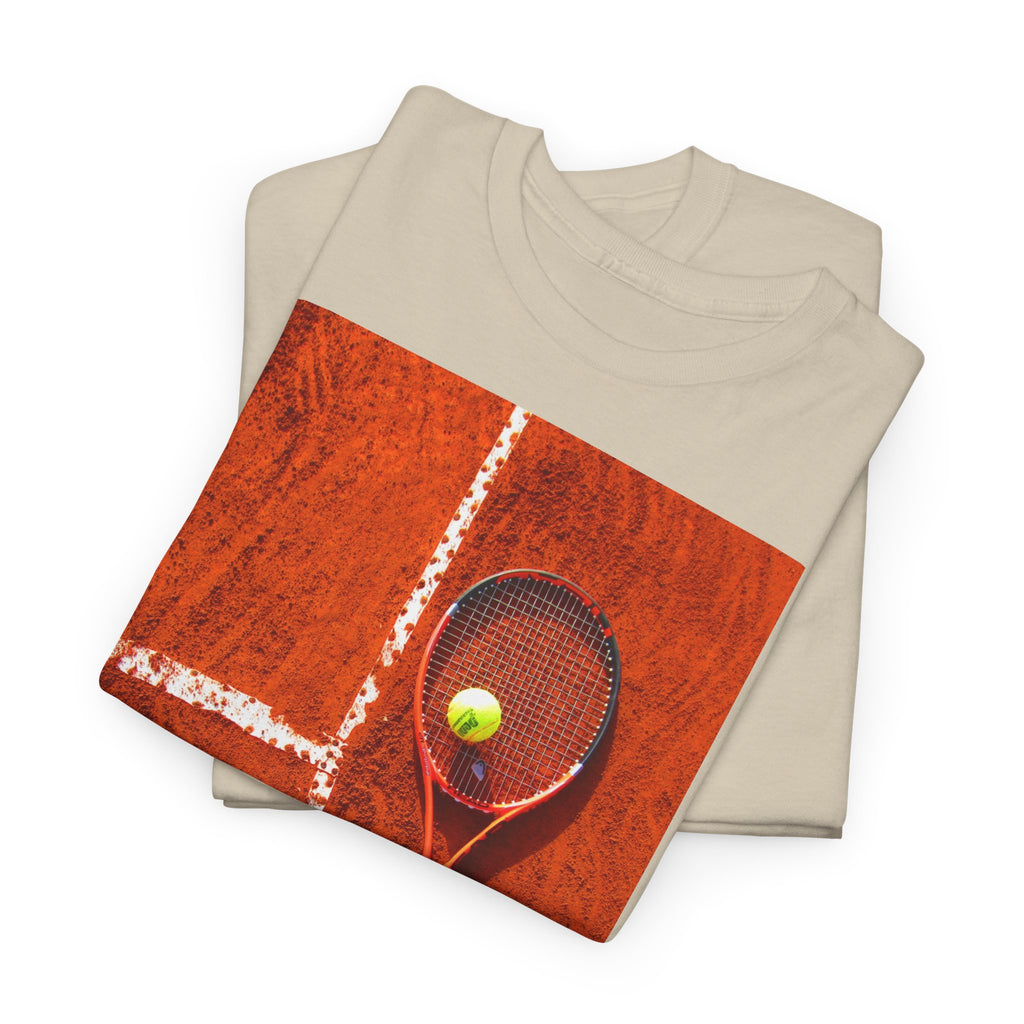 Tennis Racket & Ball T‑Shirt - Heat Mess