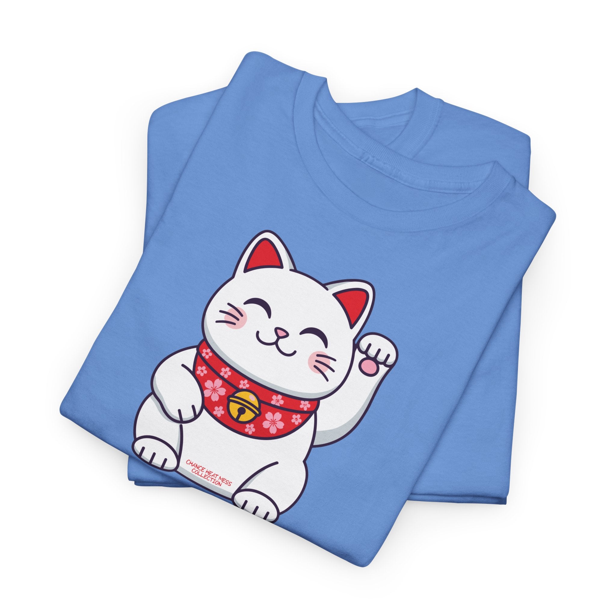 Japanese Good Luck Cat T-Shirt - Heat Mess