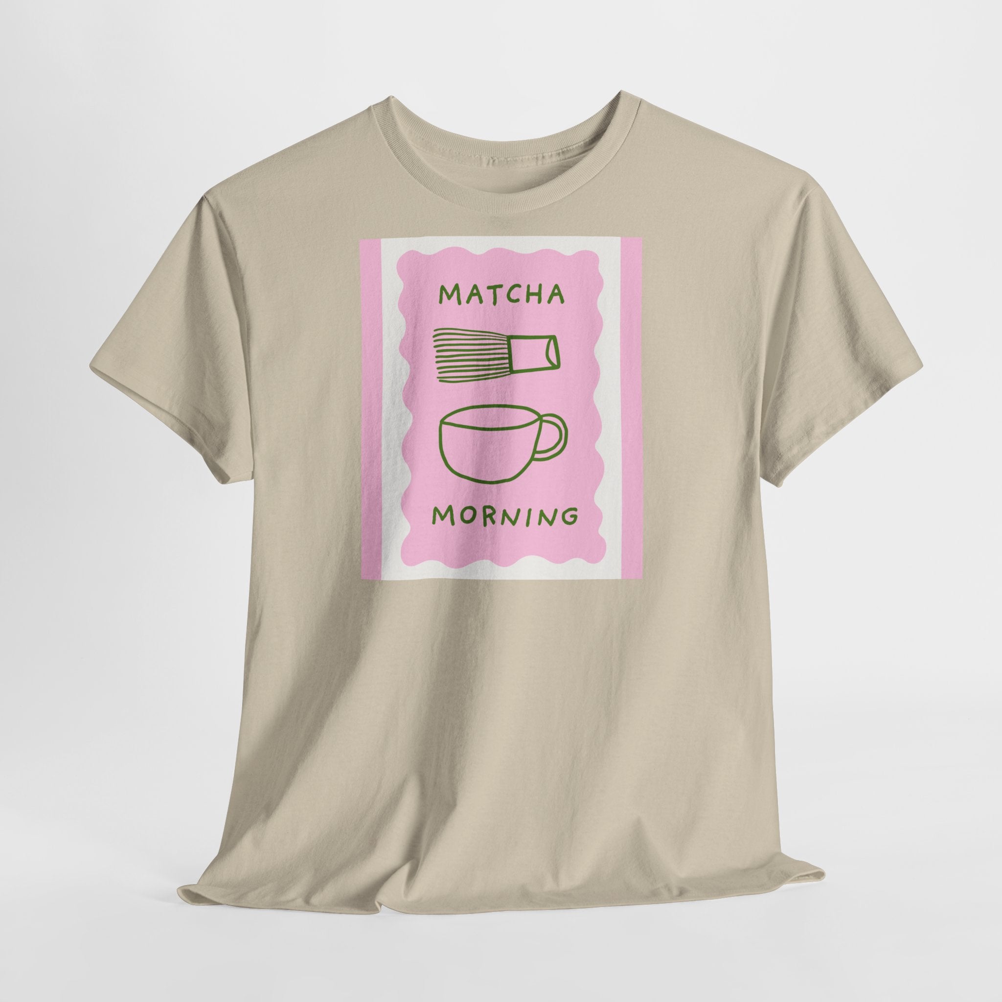 Smart Matcha Morning T-Shirt - Heat Mess