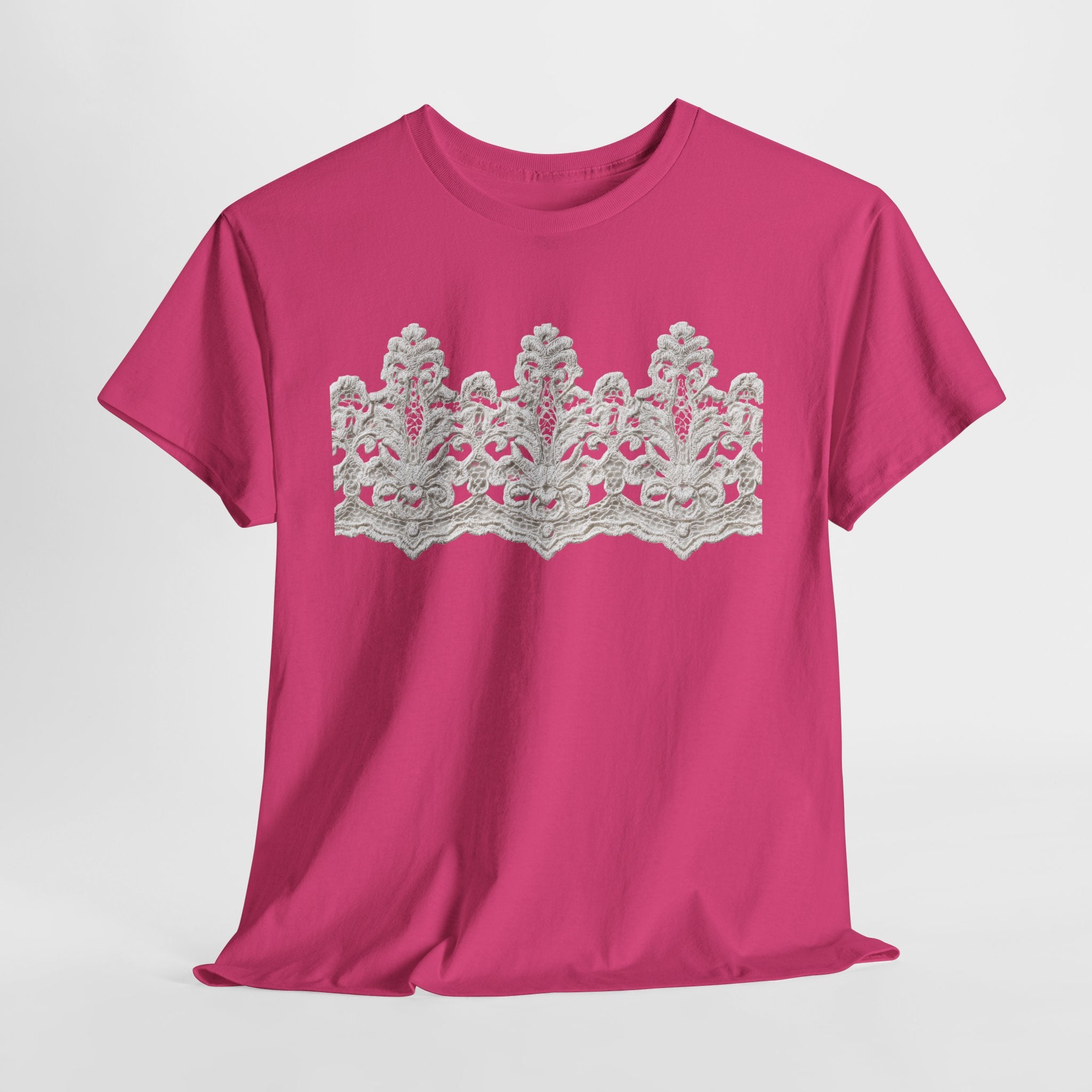 Floral Lace Crown T-Shirt - Heat Mess