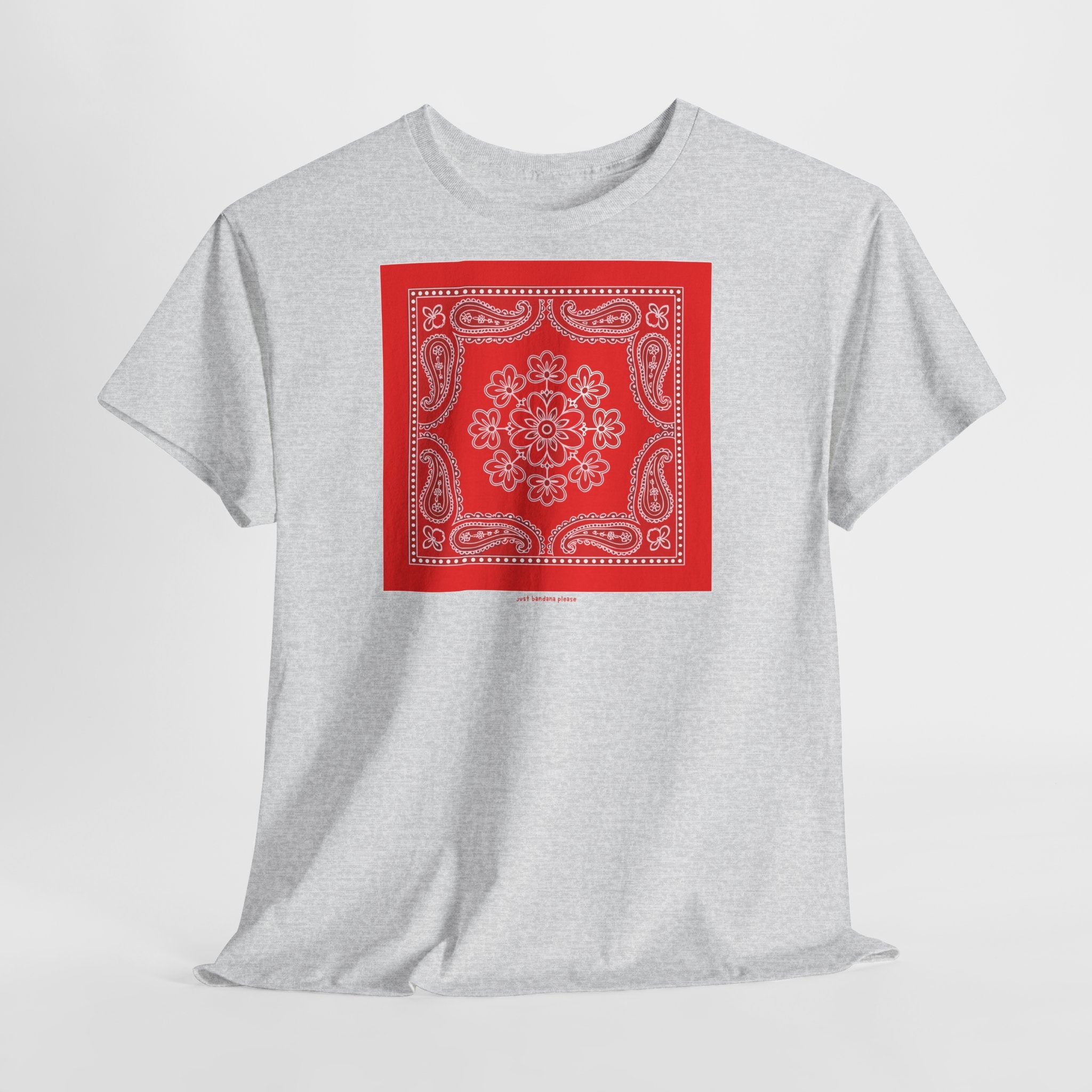 Red Bandana Square T-Shirt - Heat Mess