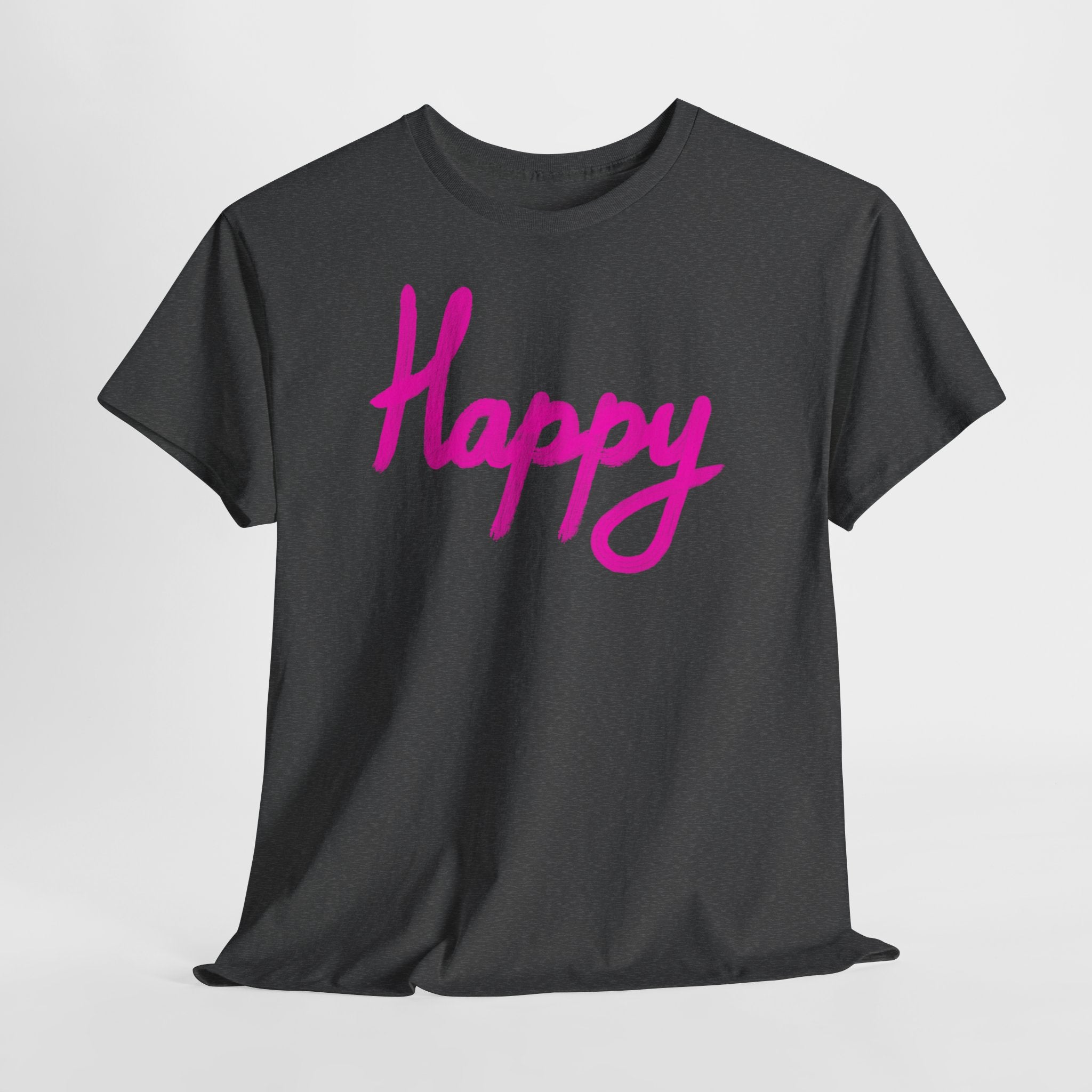 Happy Script T‑Shirt - Heat Mess
