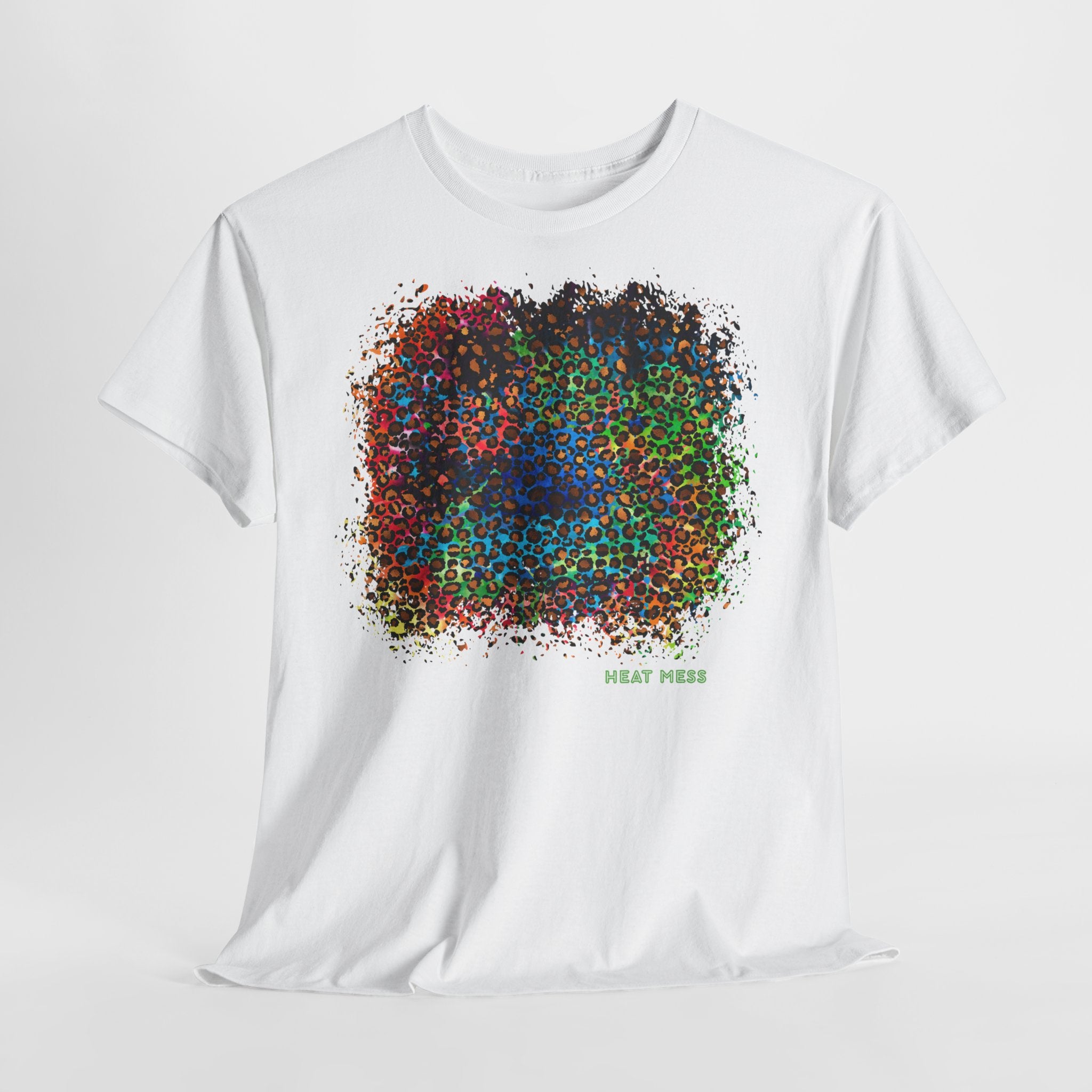 Abstract Color Splash T-Shirt - Heat Mess